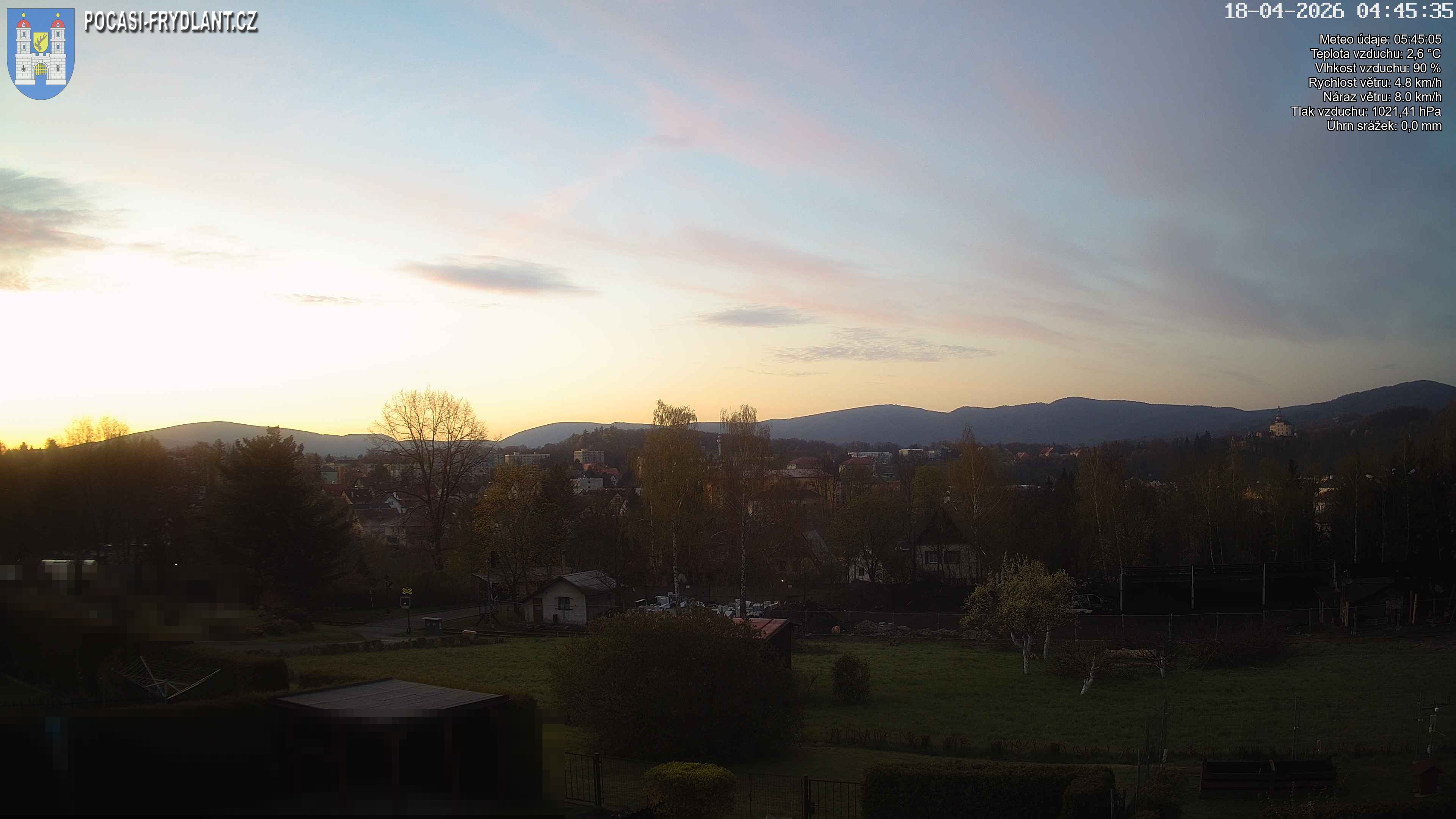 Náhled z kamery Frýdlant JV