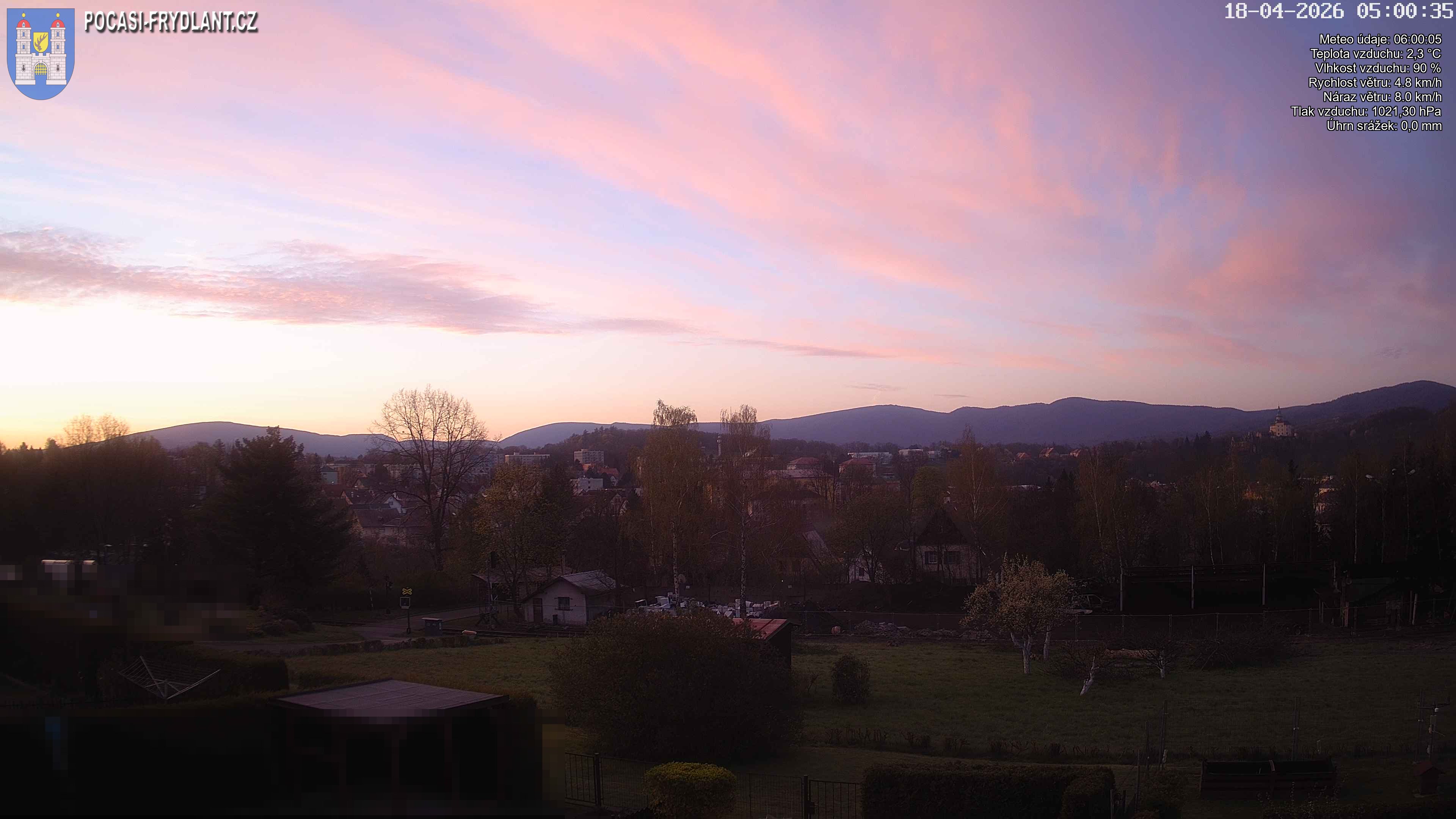 Náhled z kamery Frýdlant JV