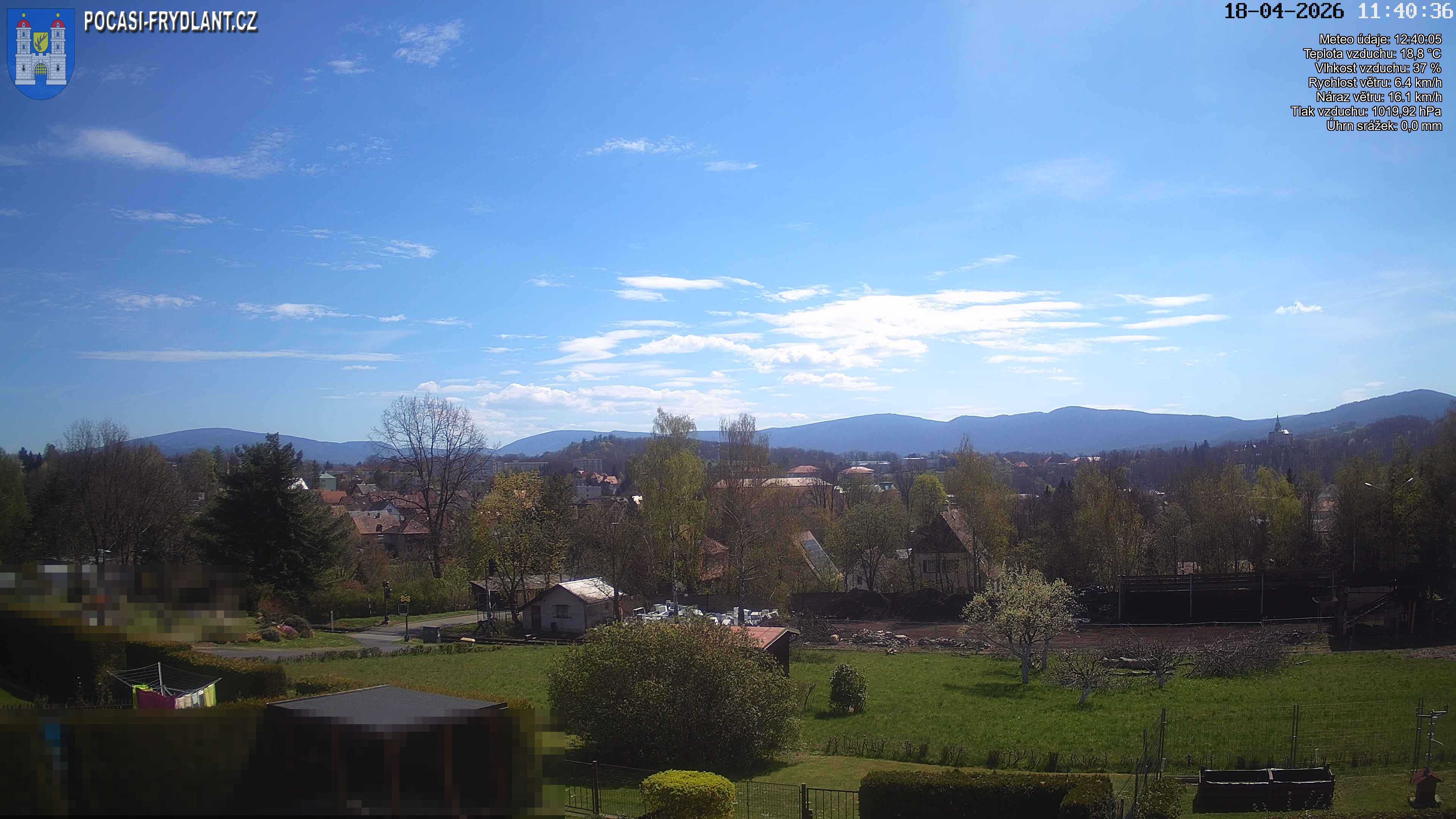 Náhled z kamery Frýdlant JV