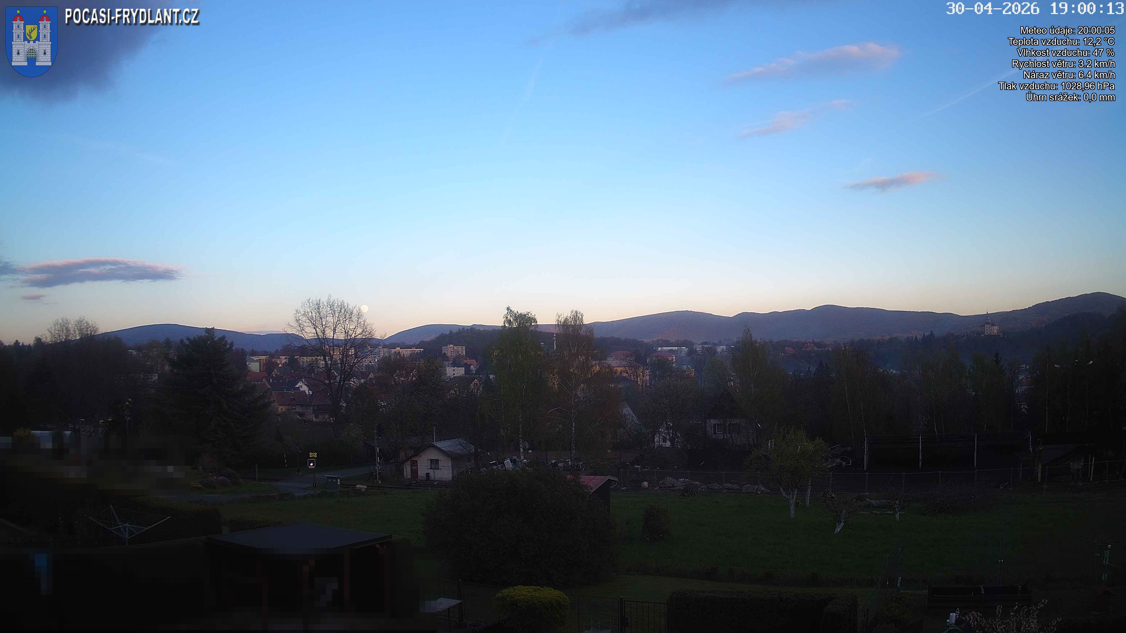 Náhled z kamery Frýdlant JV