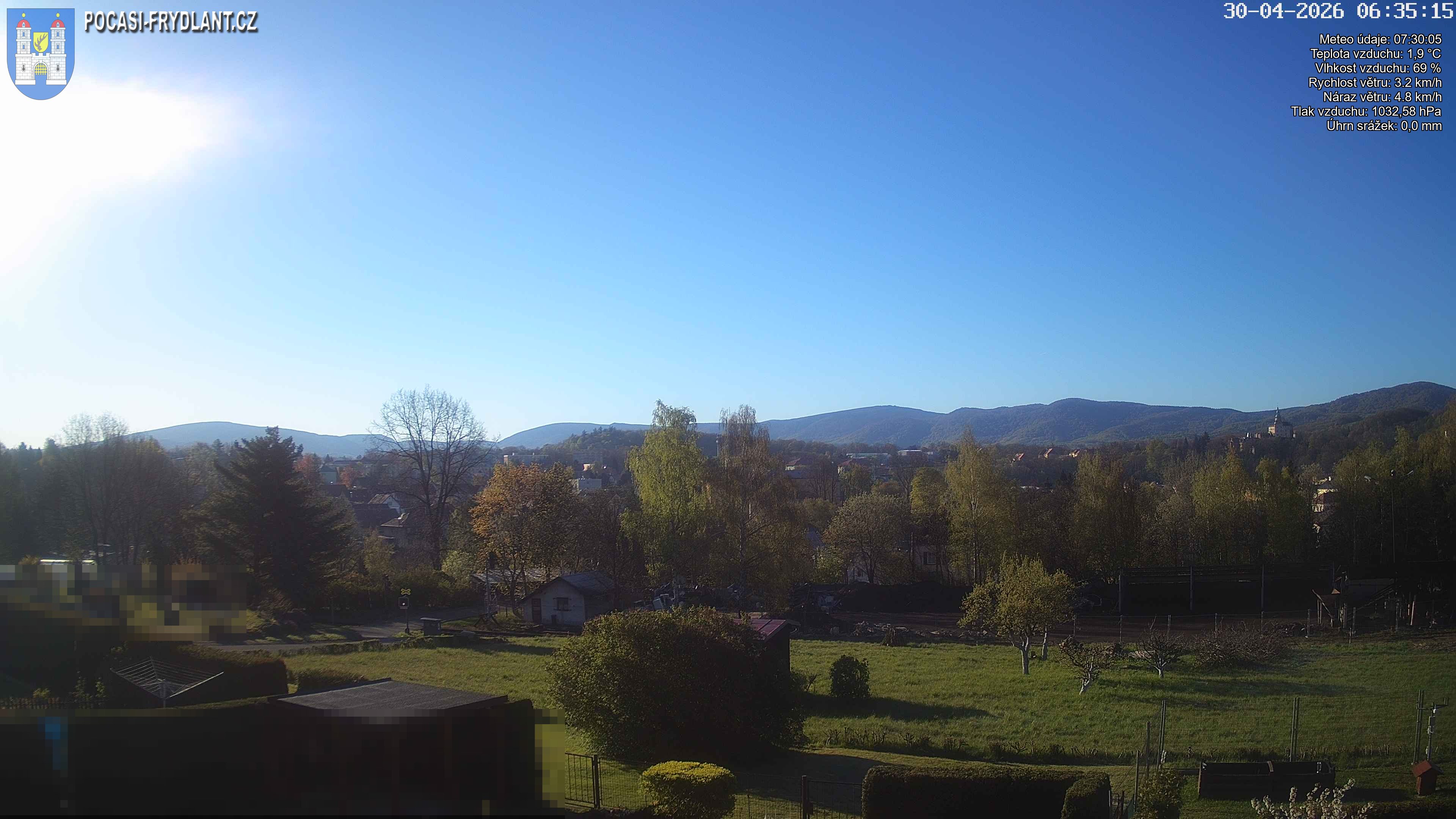 Náhled z kamery Frýdlant JV