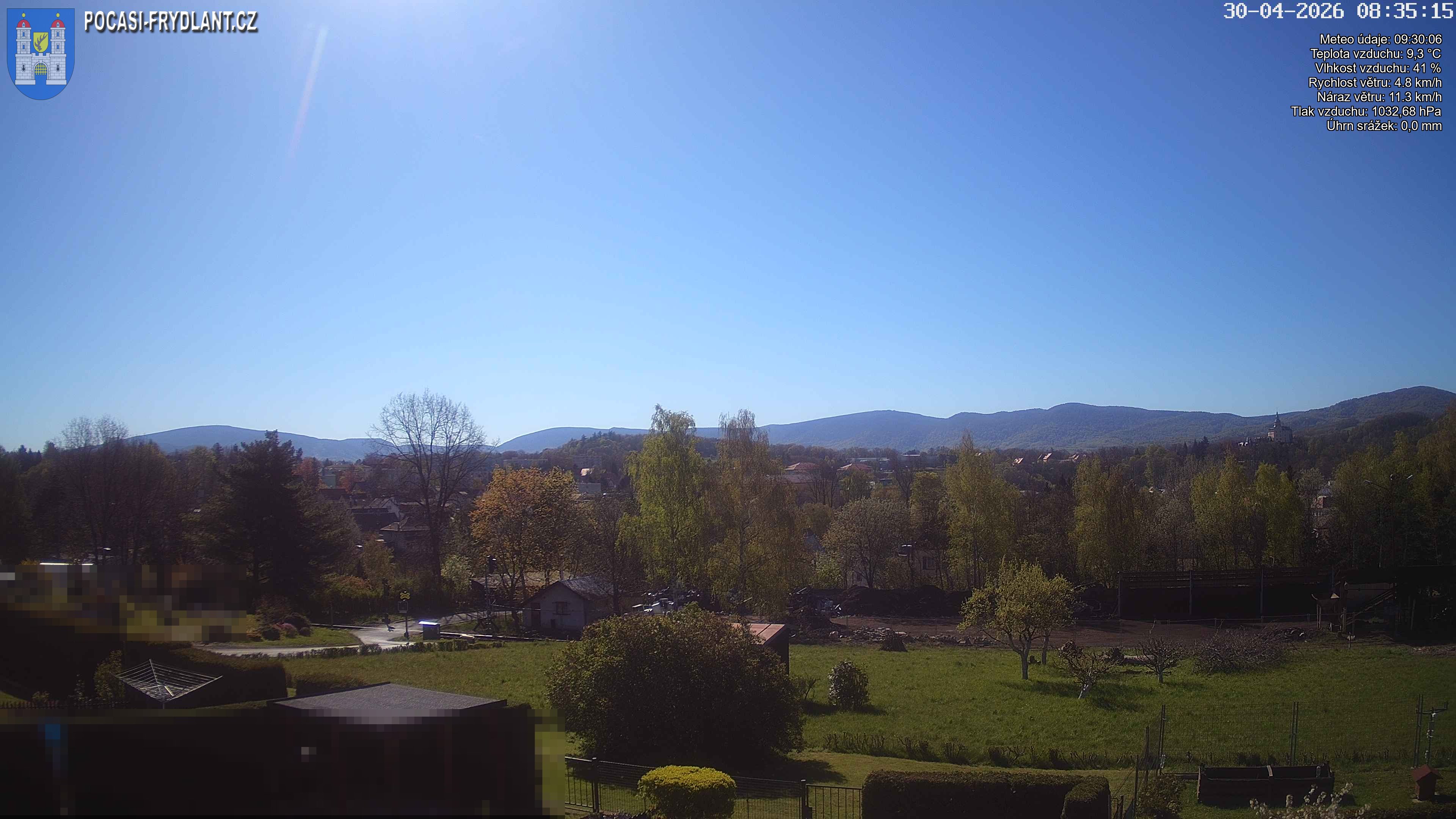 Náhled z kamery Frýdlant JV