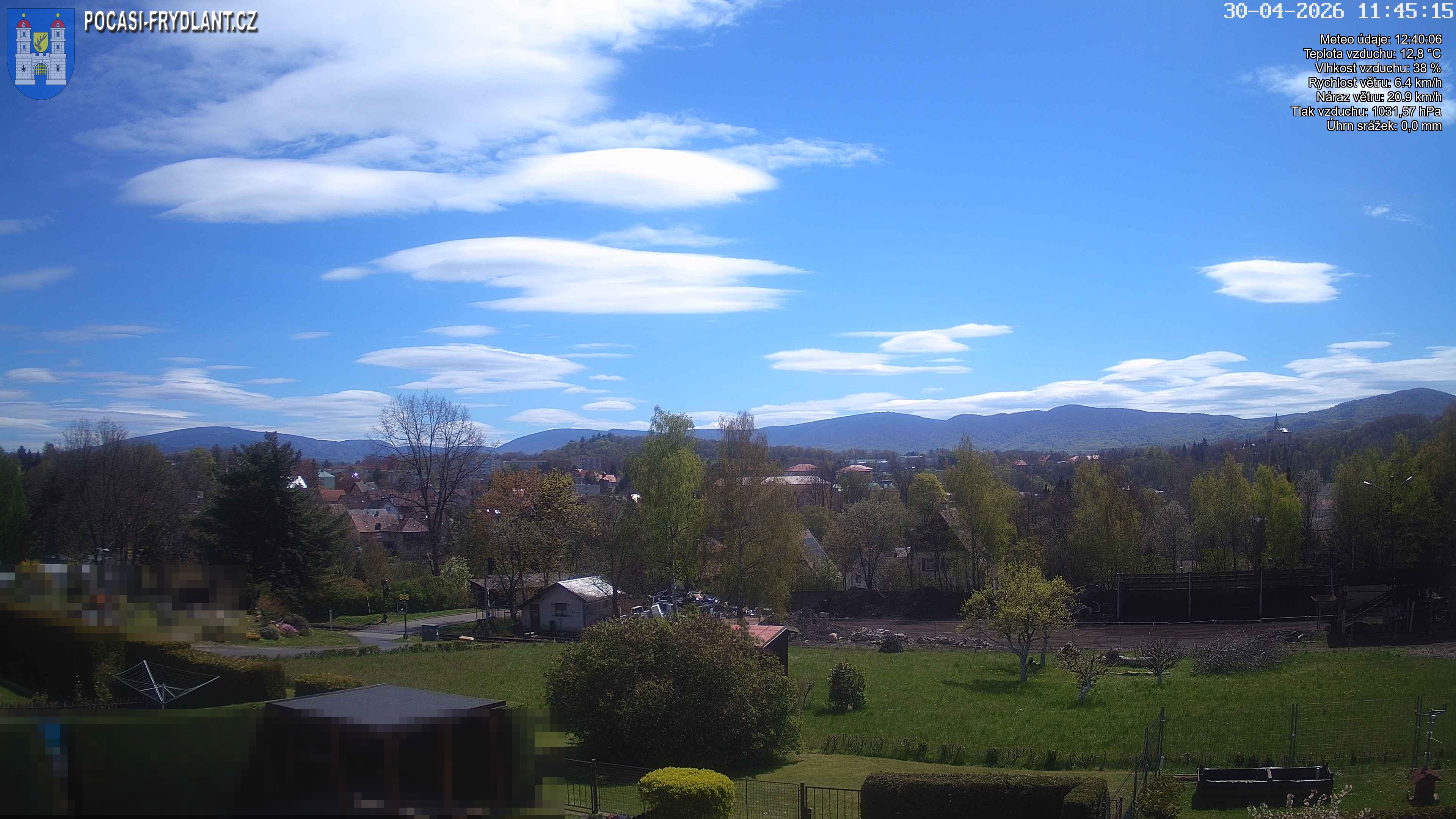 Náhled z kamery Frýdlant JV