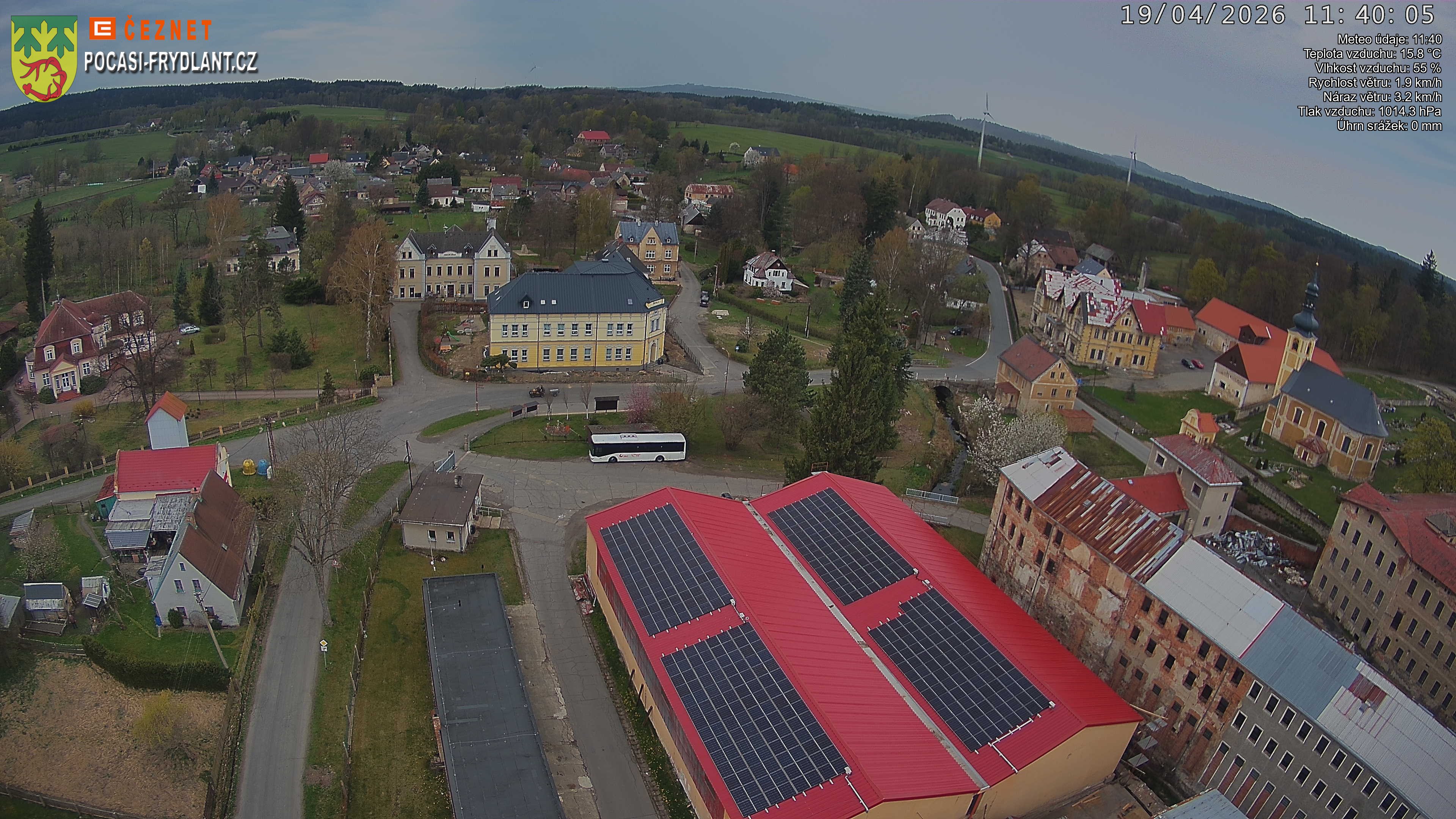 Náhled z kamery Jindřichovice p. S.