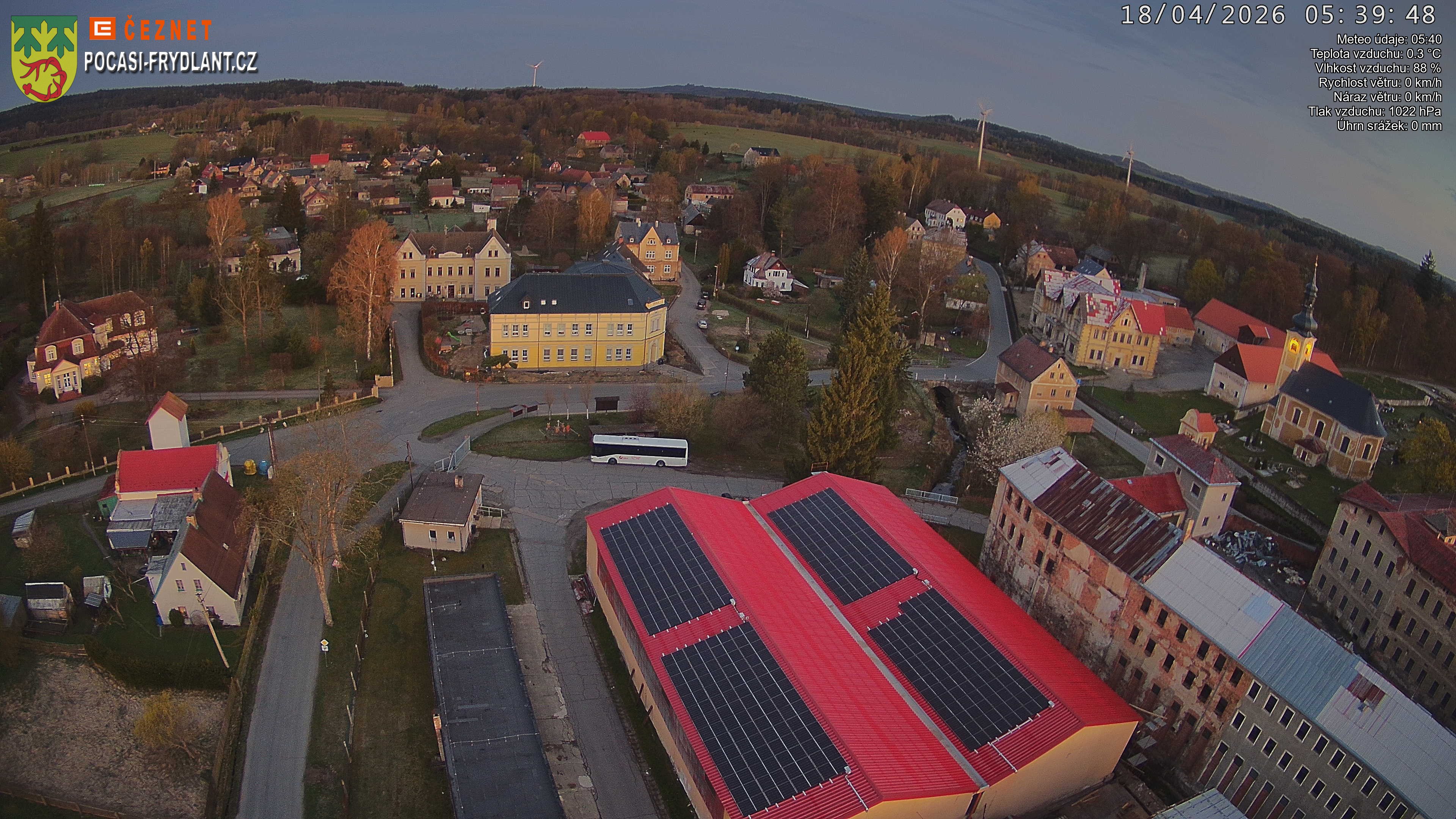 Náhled z kamery Jindřichovice p. S.