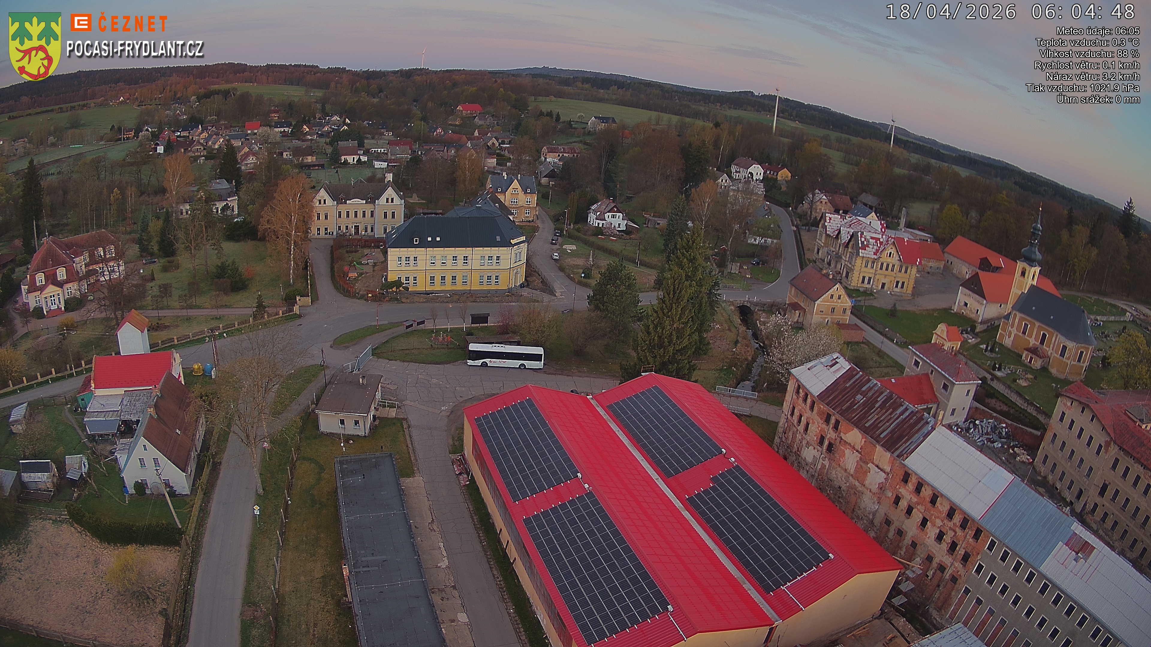 Náhled z kamery Jindřichovice p. S.