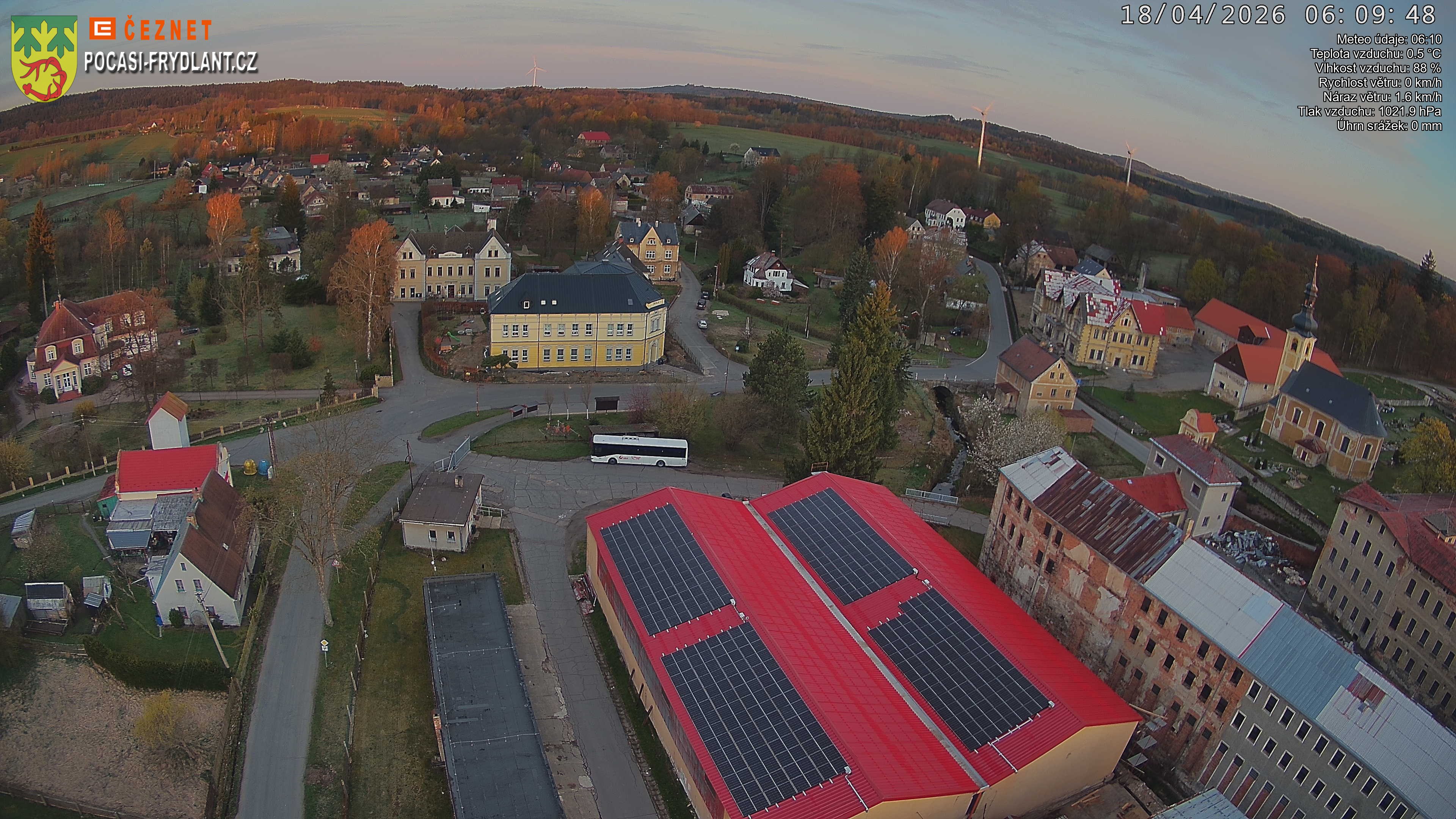 Náhled z kamery Jindřichovice p. S.