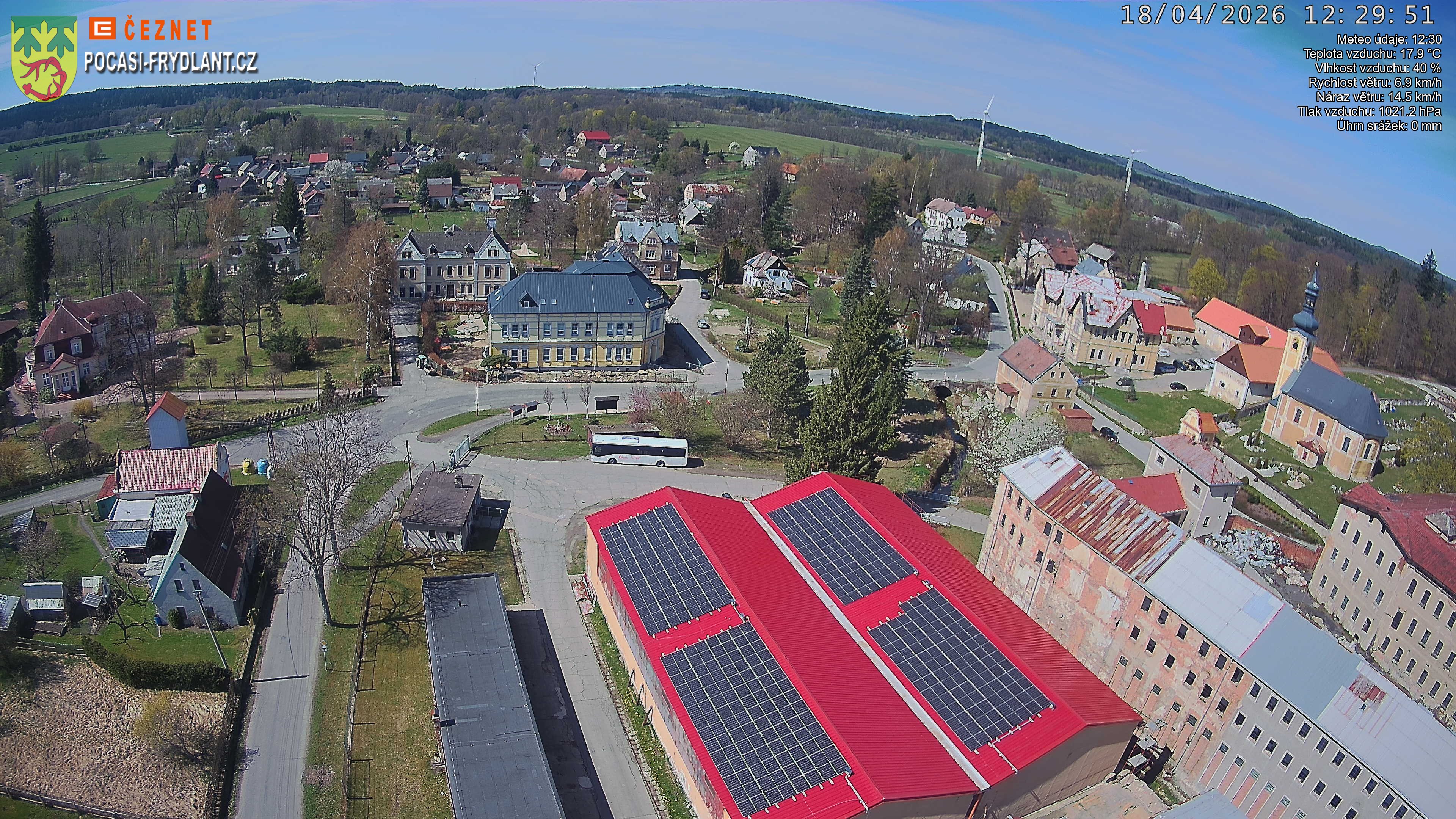 Náhled z kamery Jindřichovice p. S.