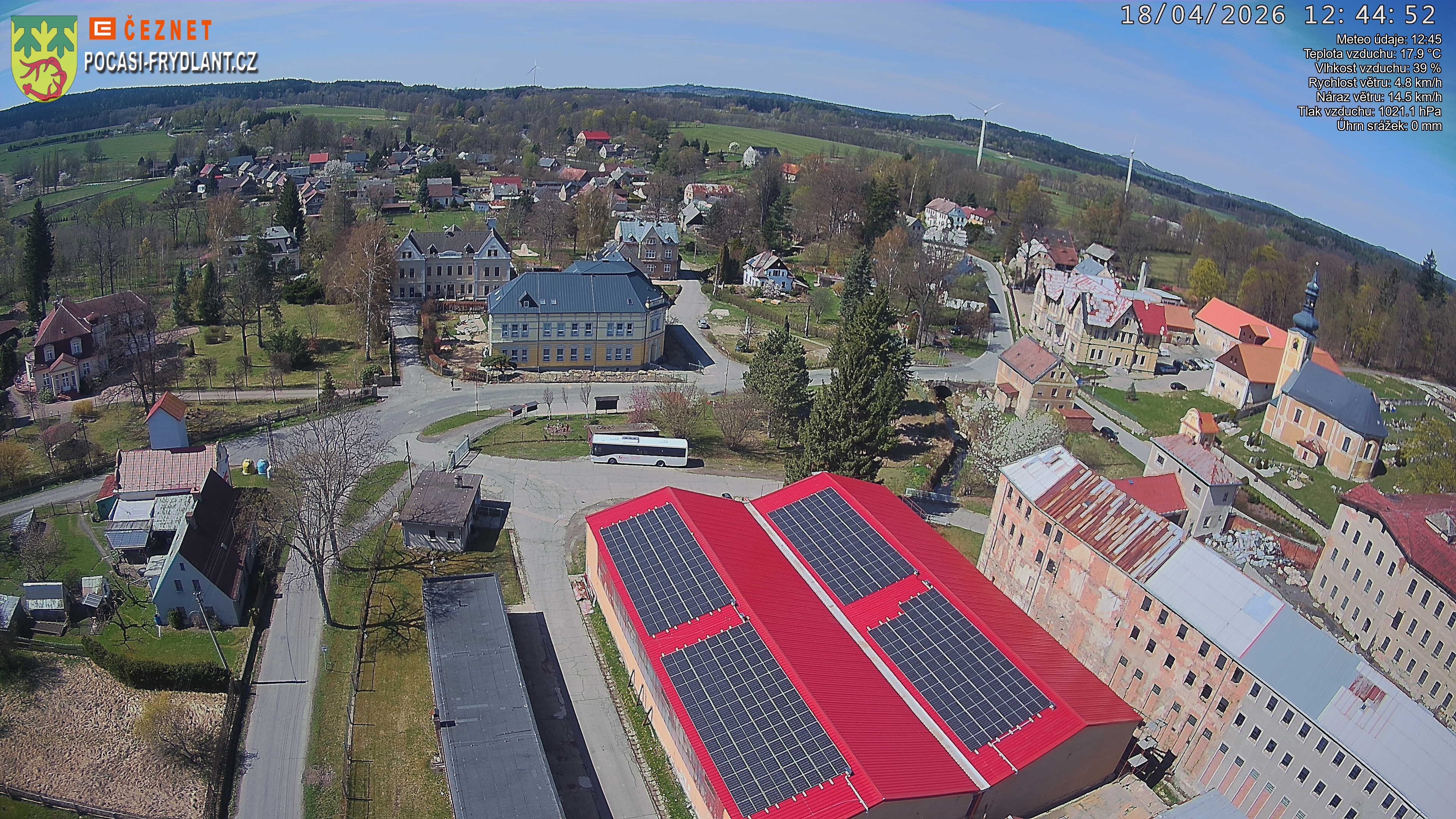 Náhled z kamery Jindřichovice p. S.