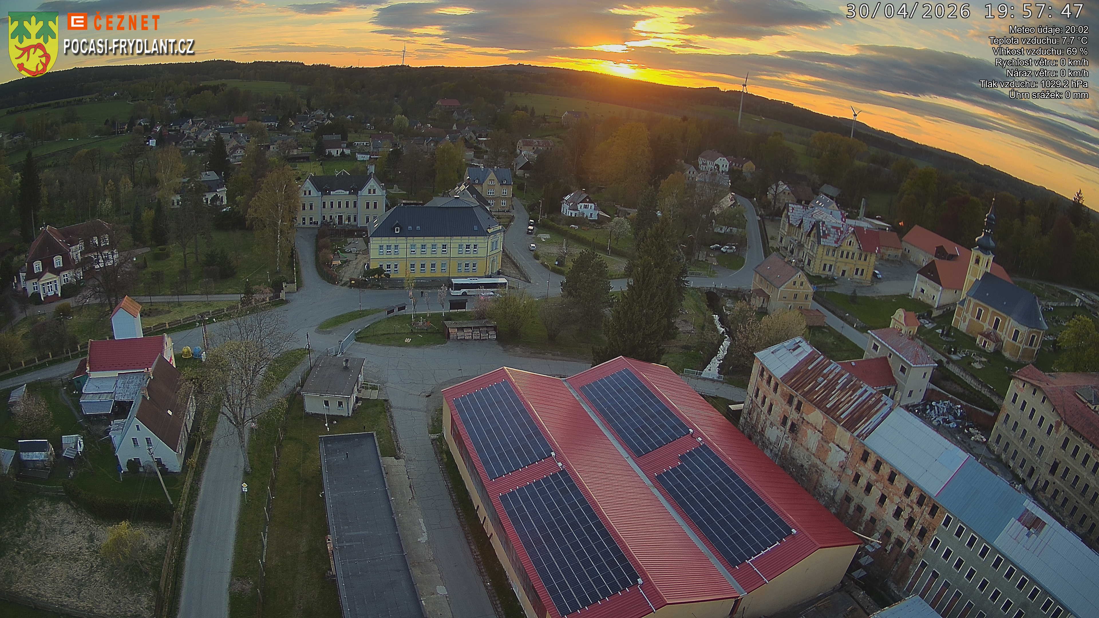 Náhled z kamery Jindřichovice p. S.