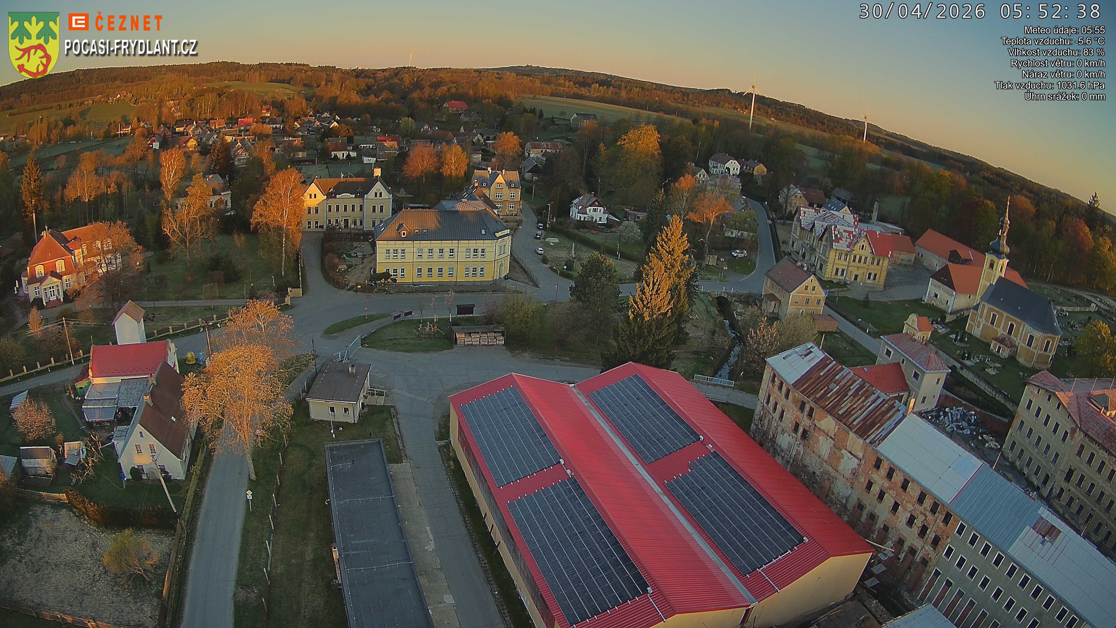 Náhled z kamery Jindřichovice p. S.