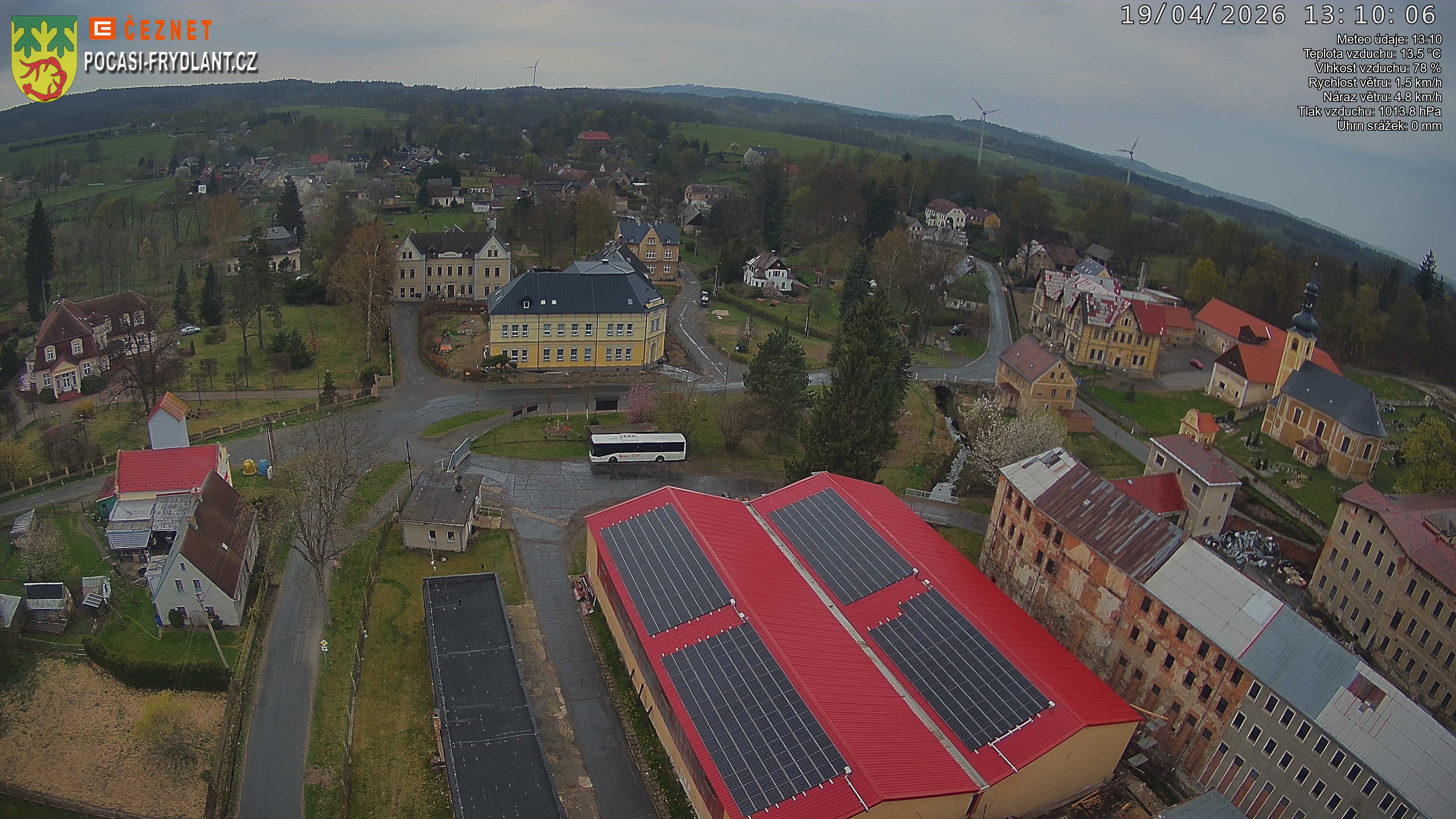 Náhled z kamery Jindřichovice p. S.