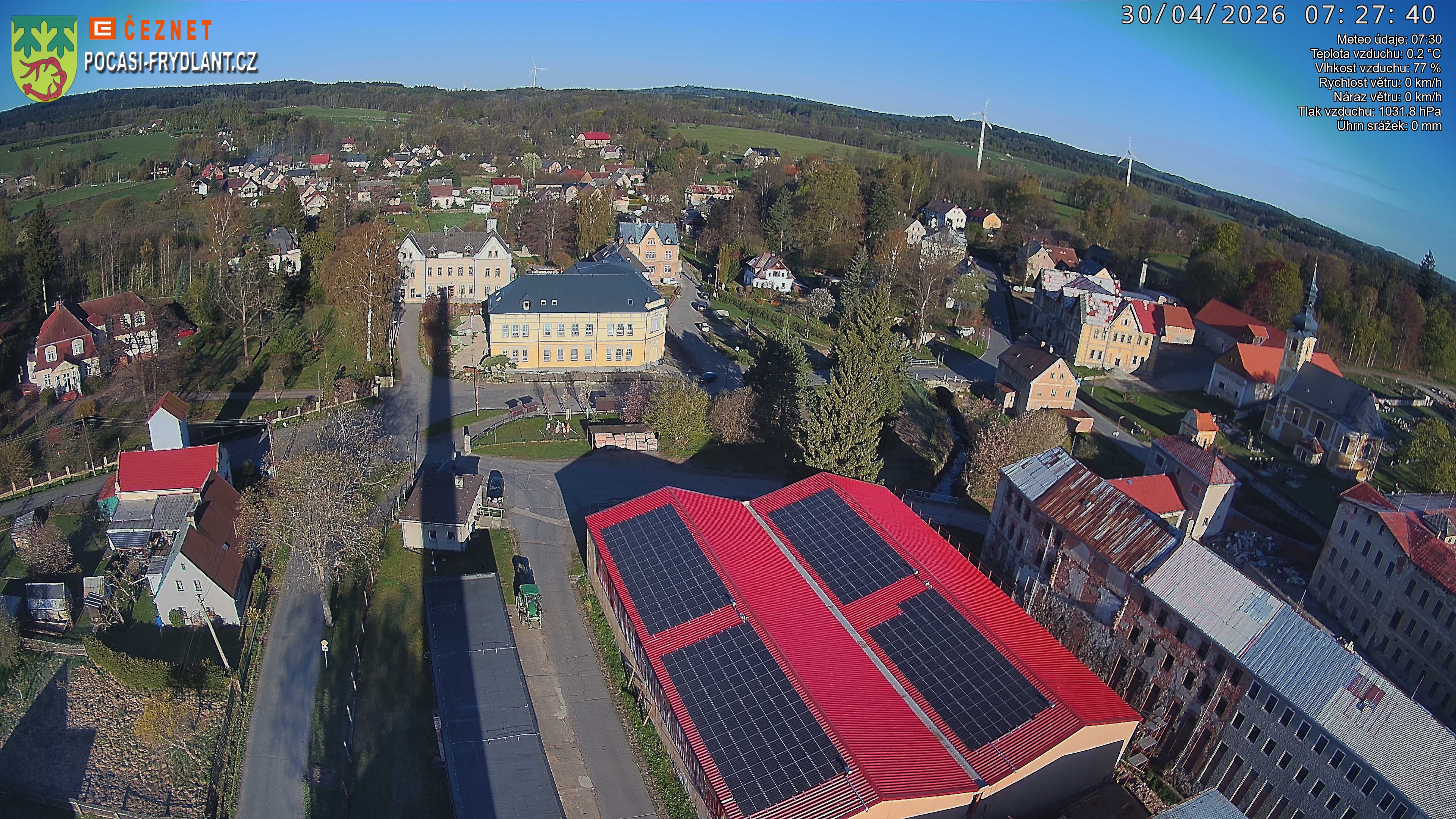 Náhled z kamery Jindřichovice p. S.