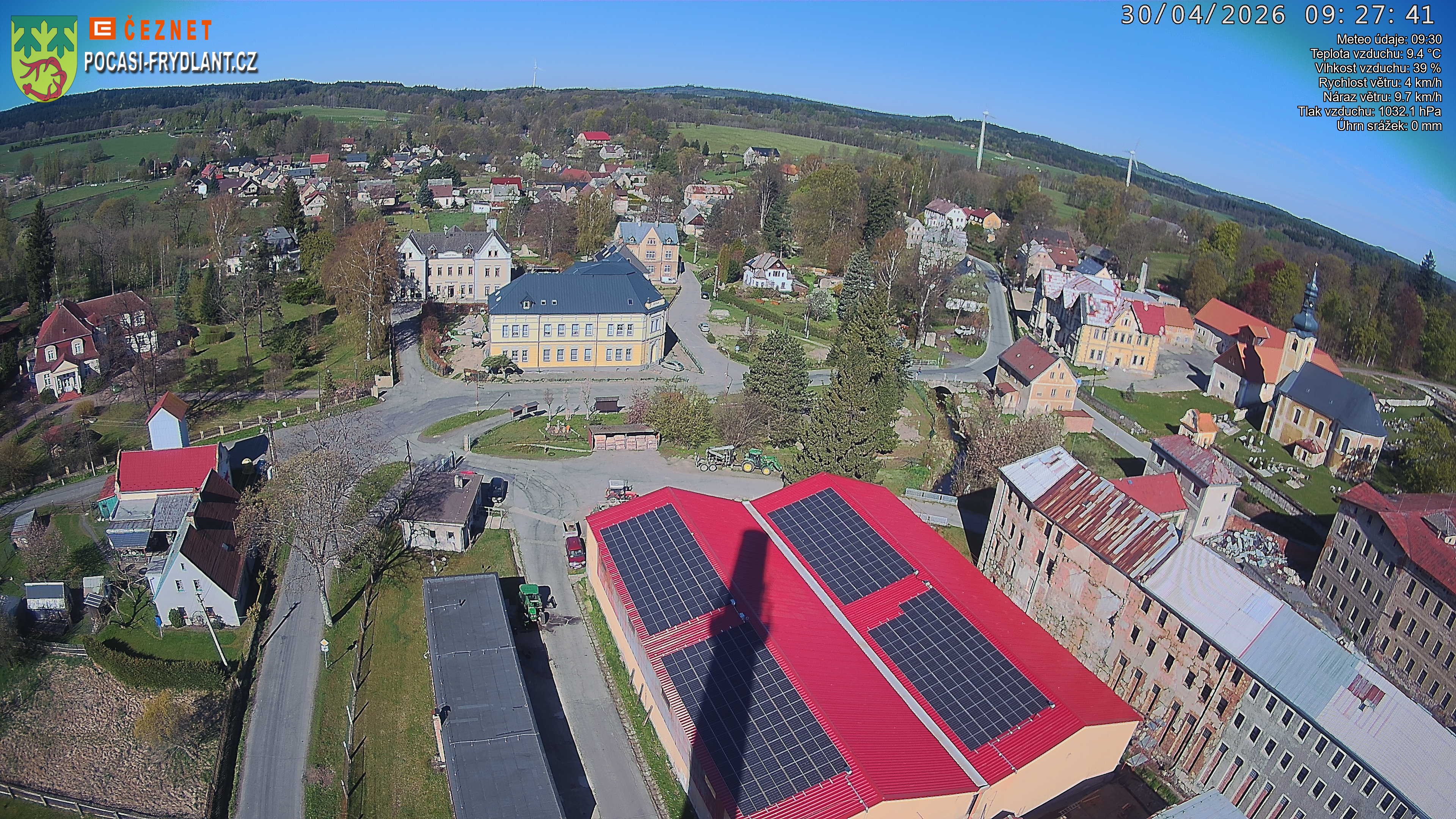 Náhled z kamery Jindřichovice p. S.