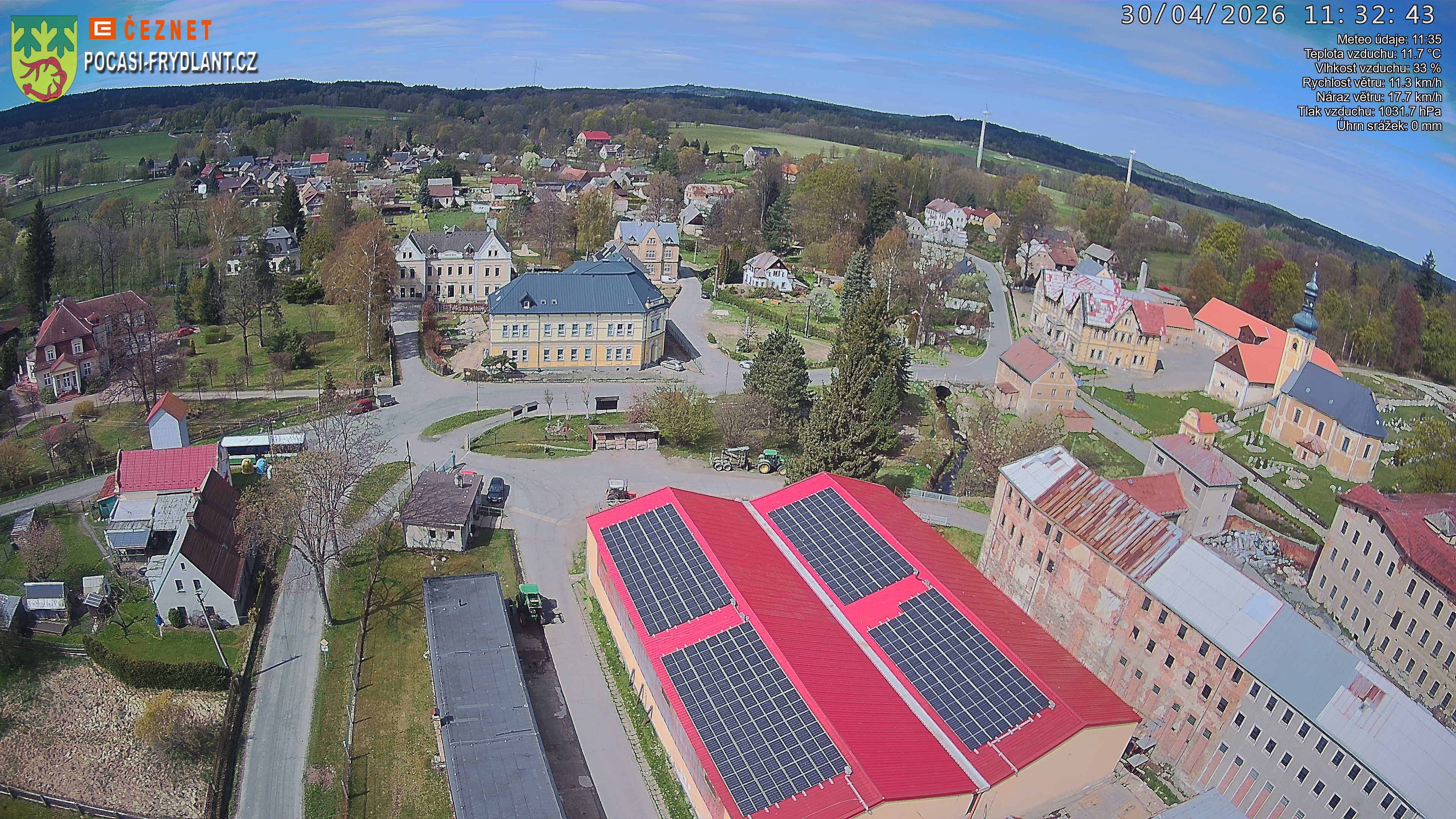 Náhled z kamery Jindřichovice p. S.