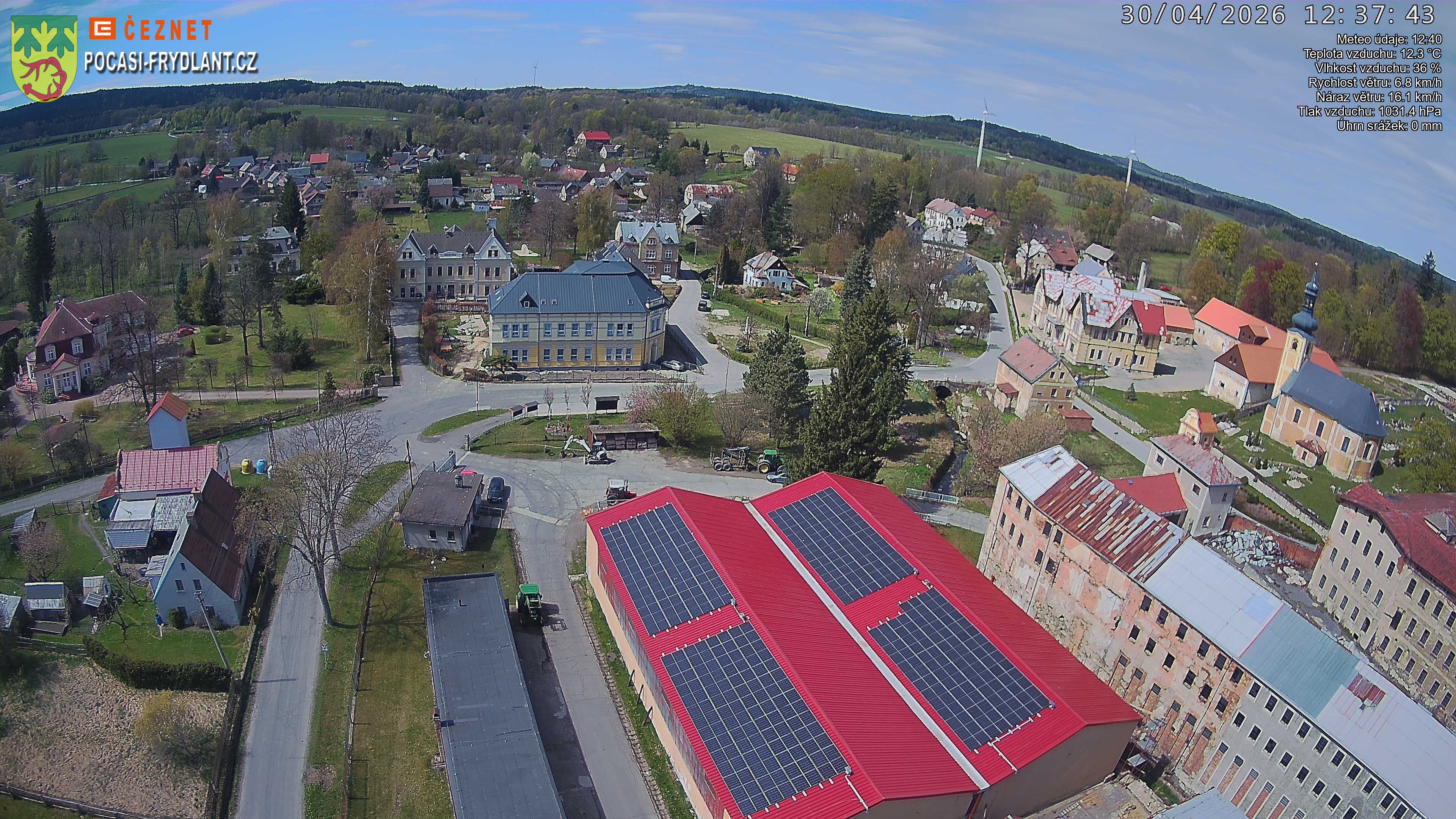 Náhled z kamery Jindřichovice p. S.