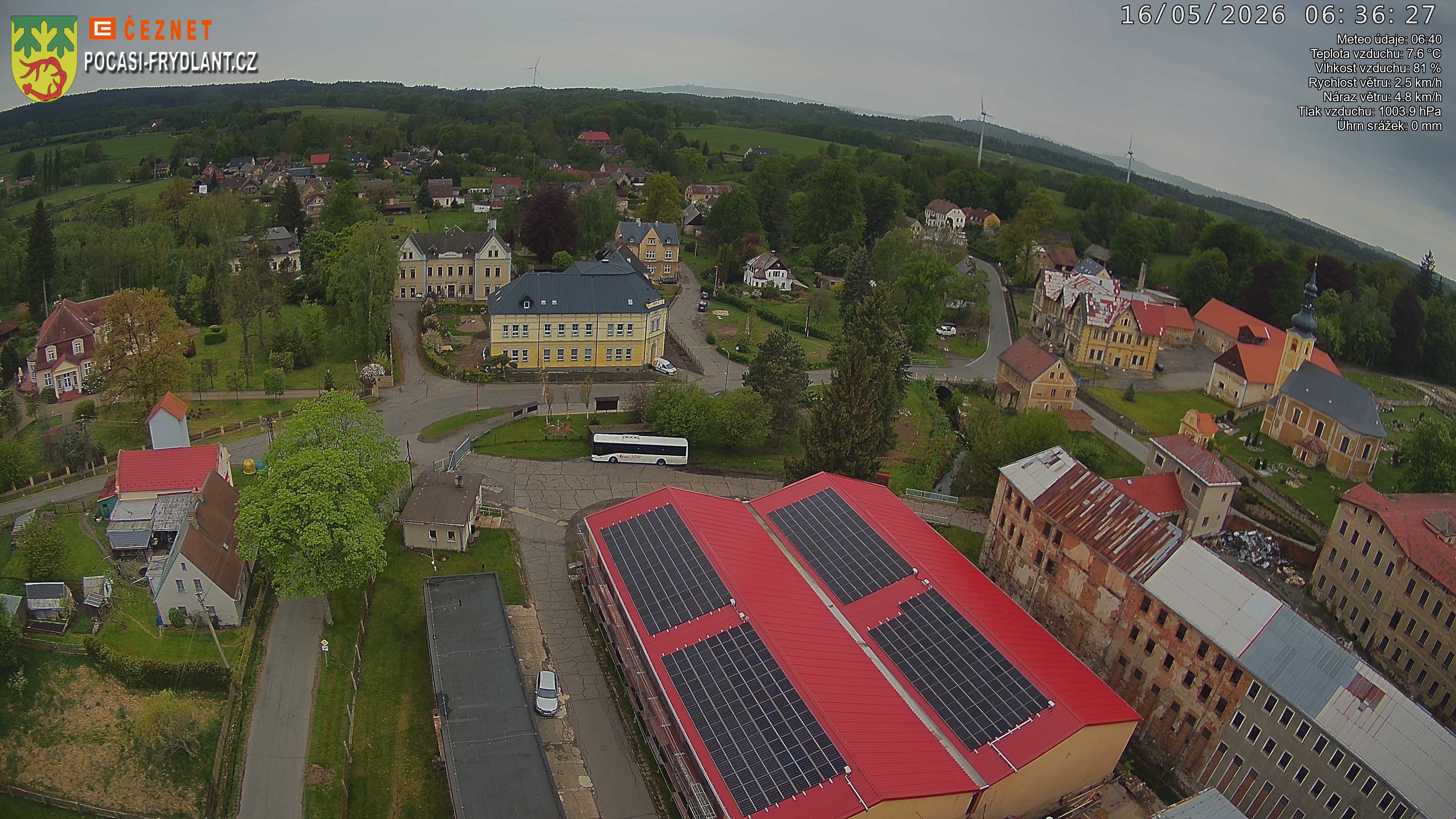 Náhled z kamery Jindřichovice p. S.