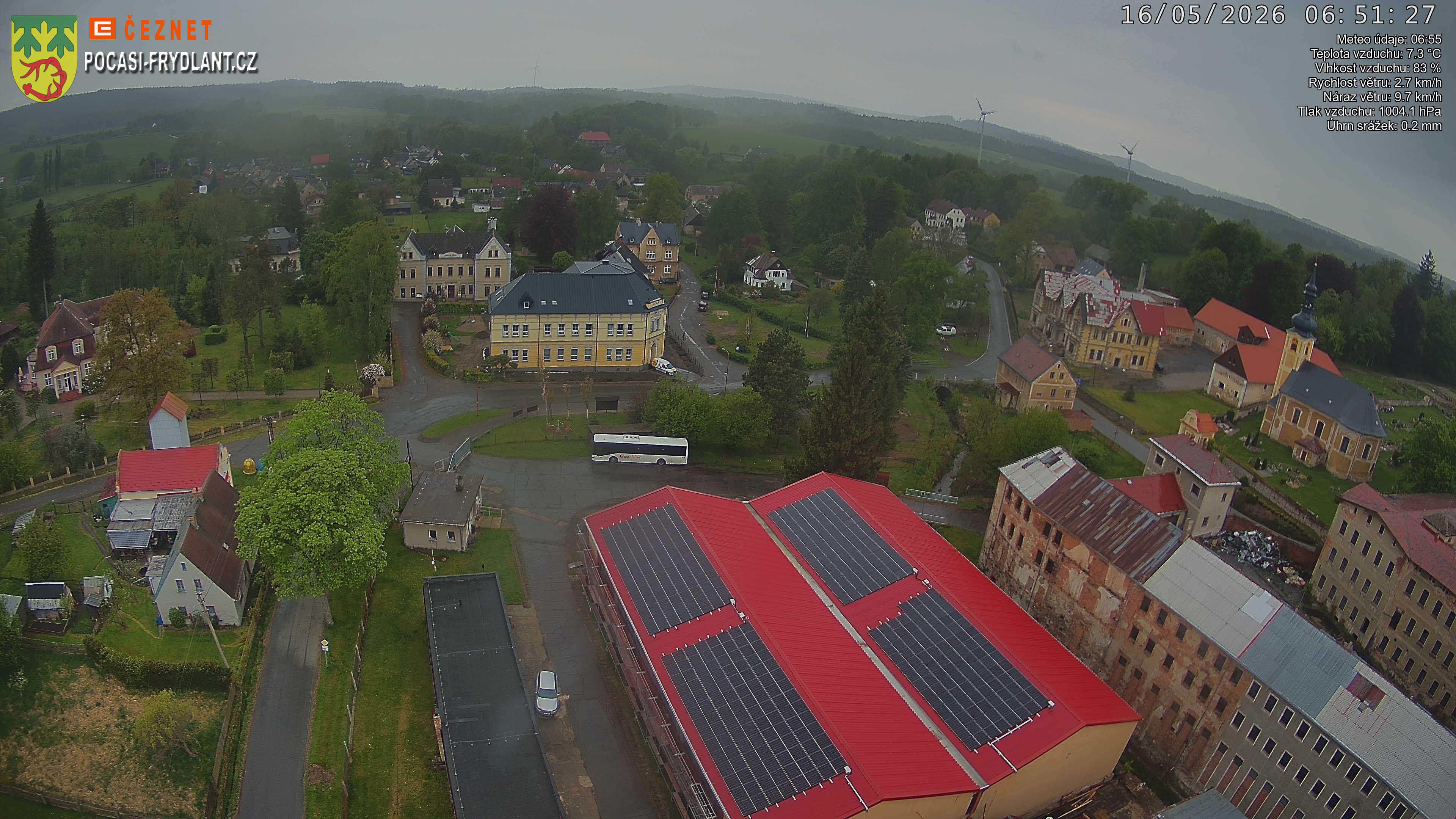 Náhled z kamery Jindřichovice p. S.