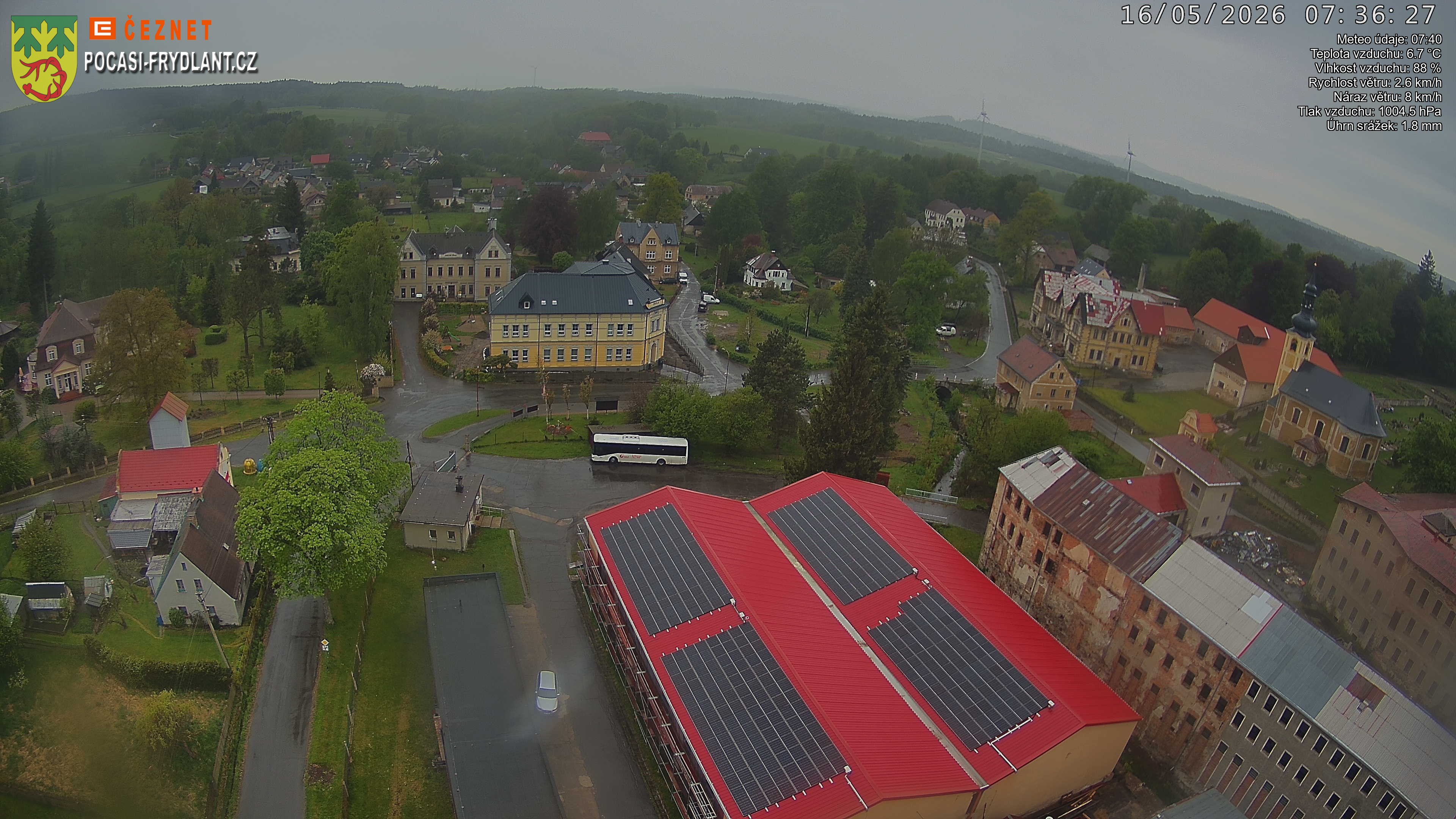Náhled z kamery Jindřichovice p. S.