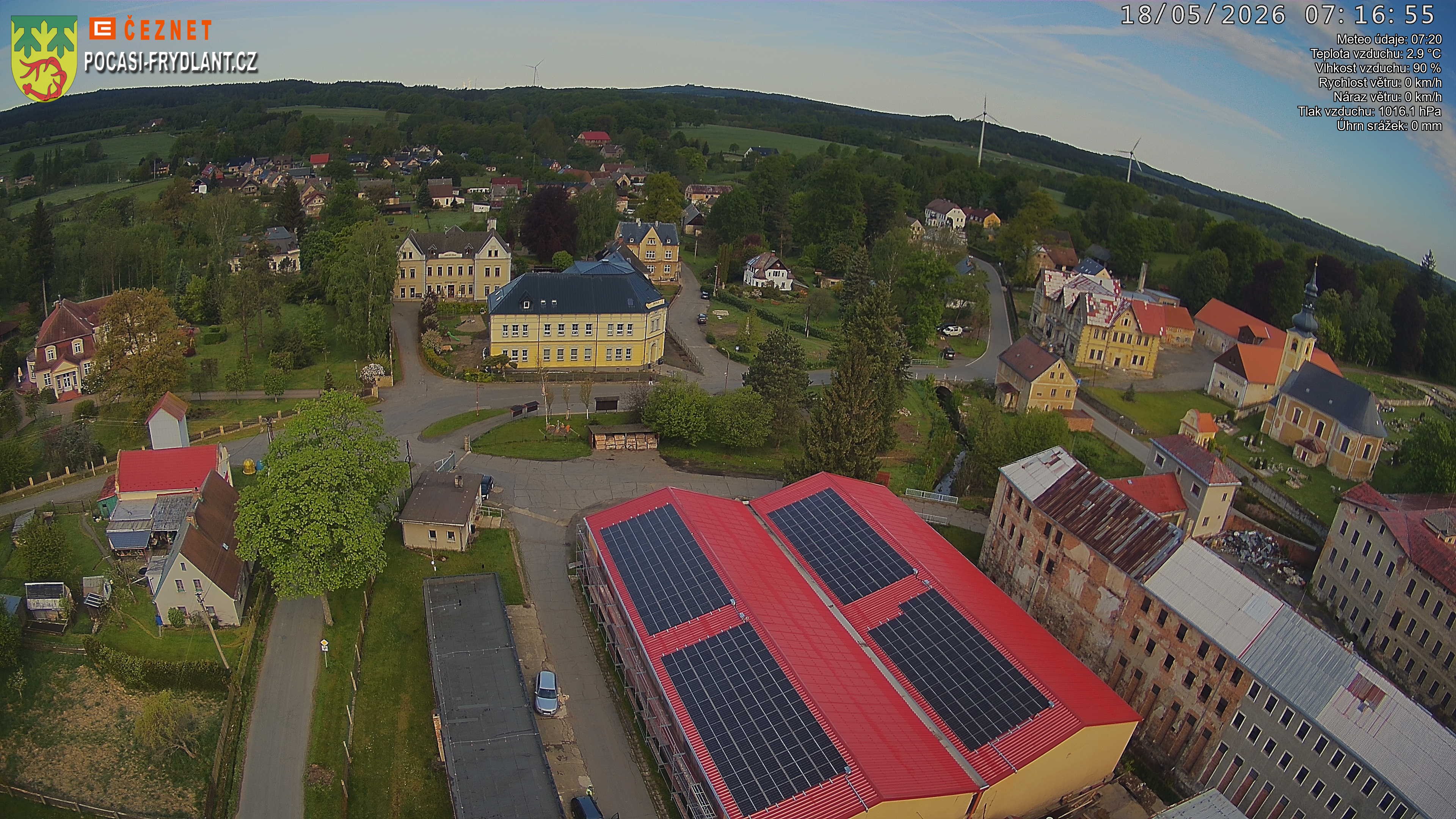 Náhled z kamery Jindřichovice p. S.