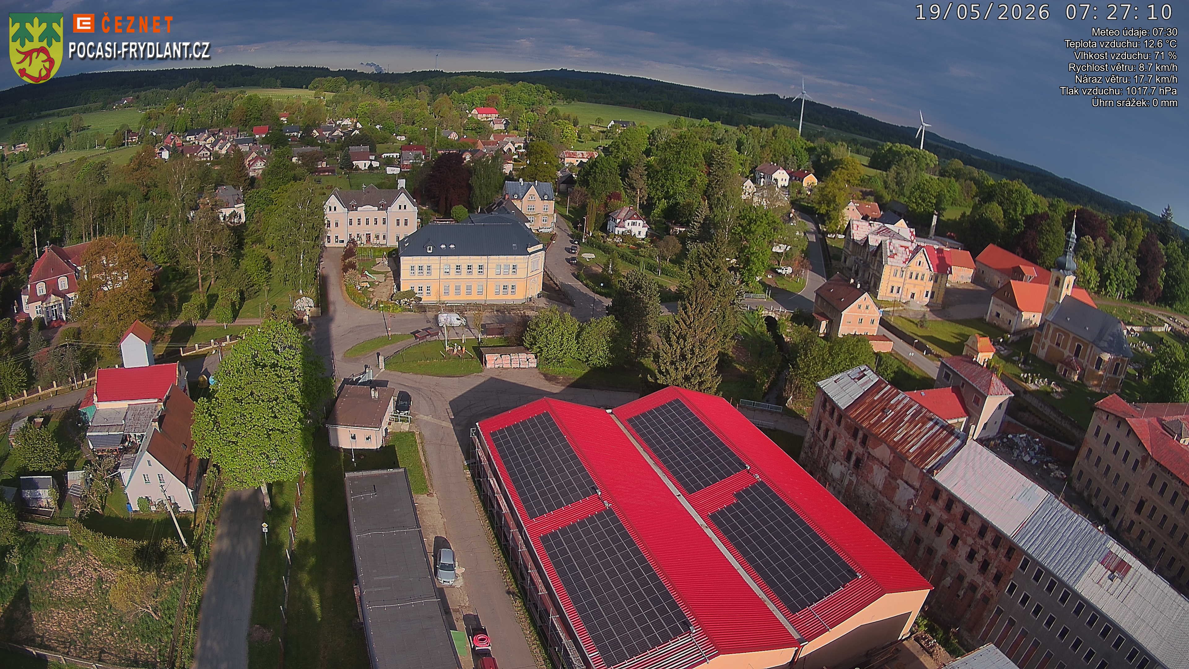 Náhled z kamery Jindřichovice p. S.