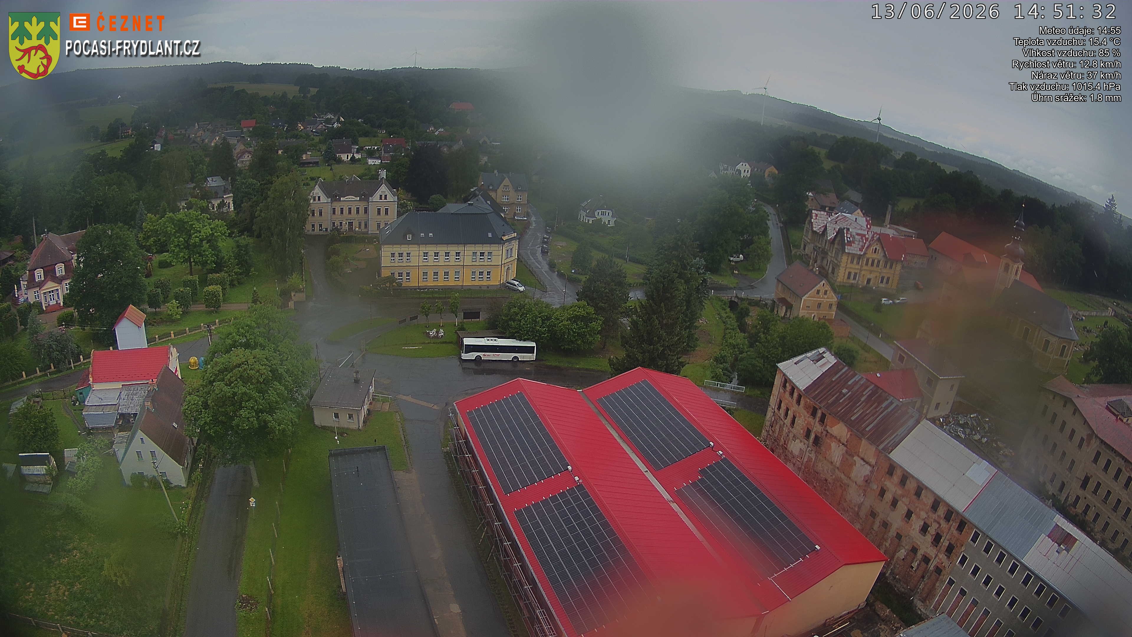 Náhled z kamery Jindřichovice p. S.