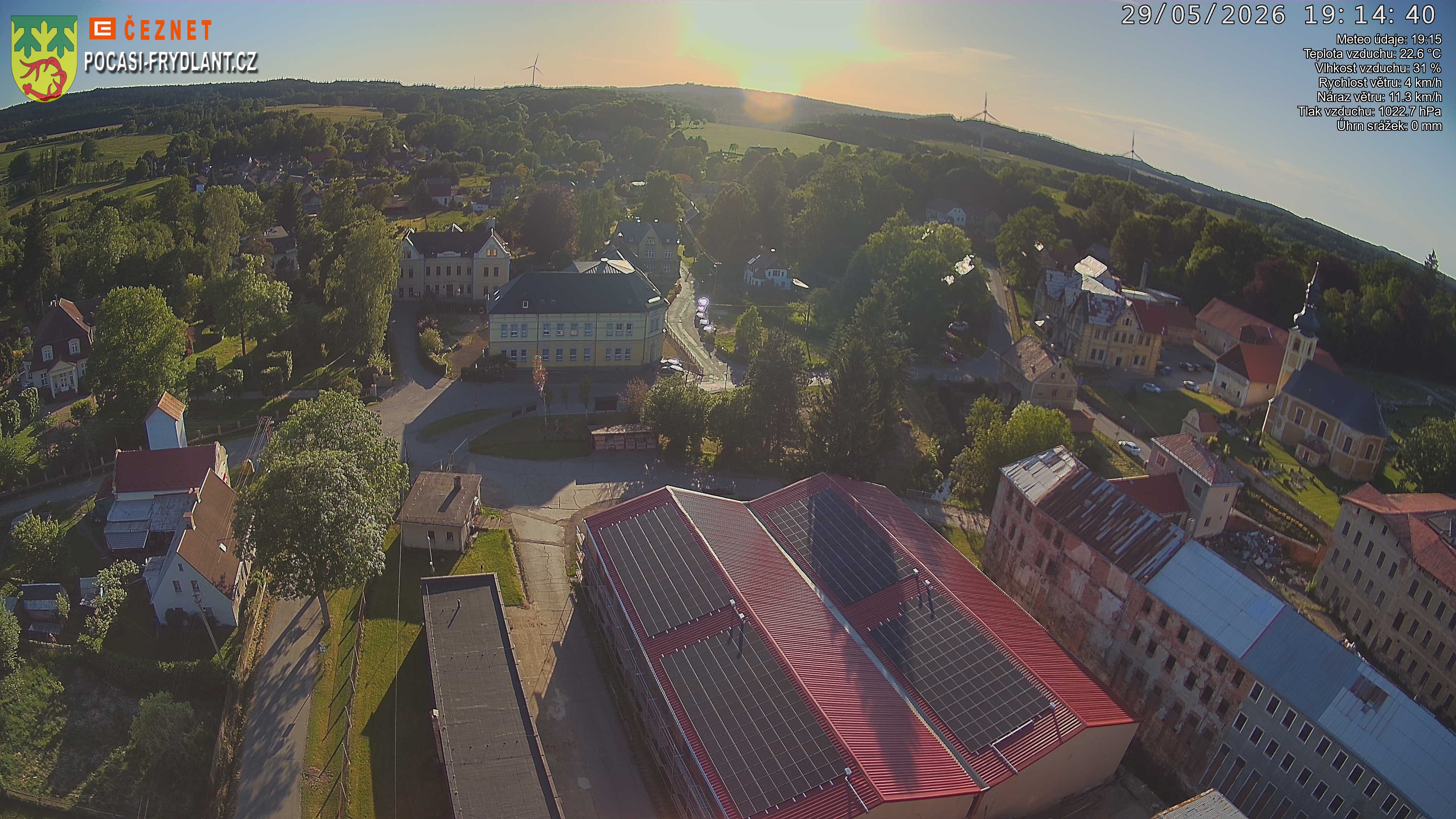 Náhled z kamery Jindřichovice p. S.