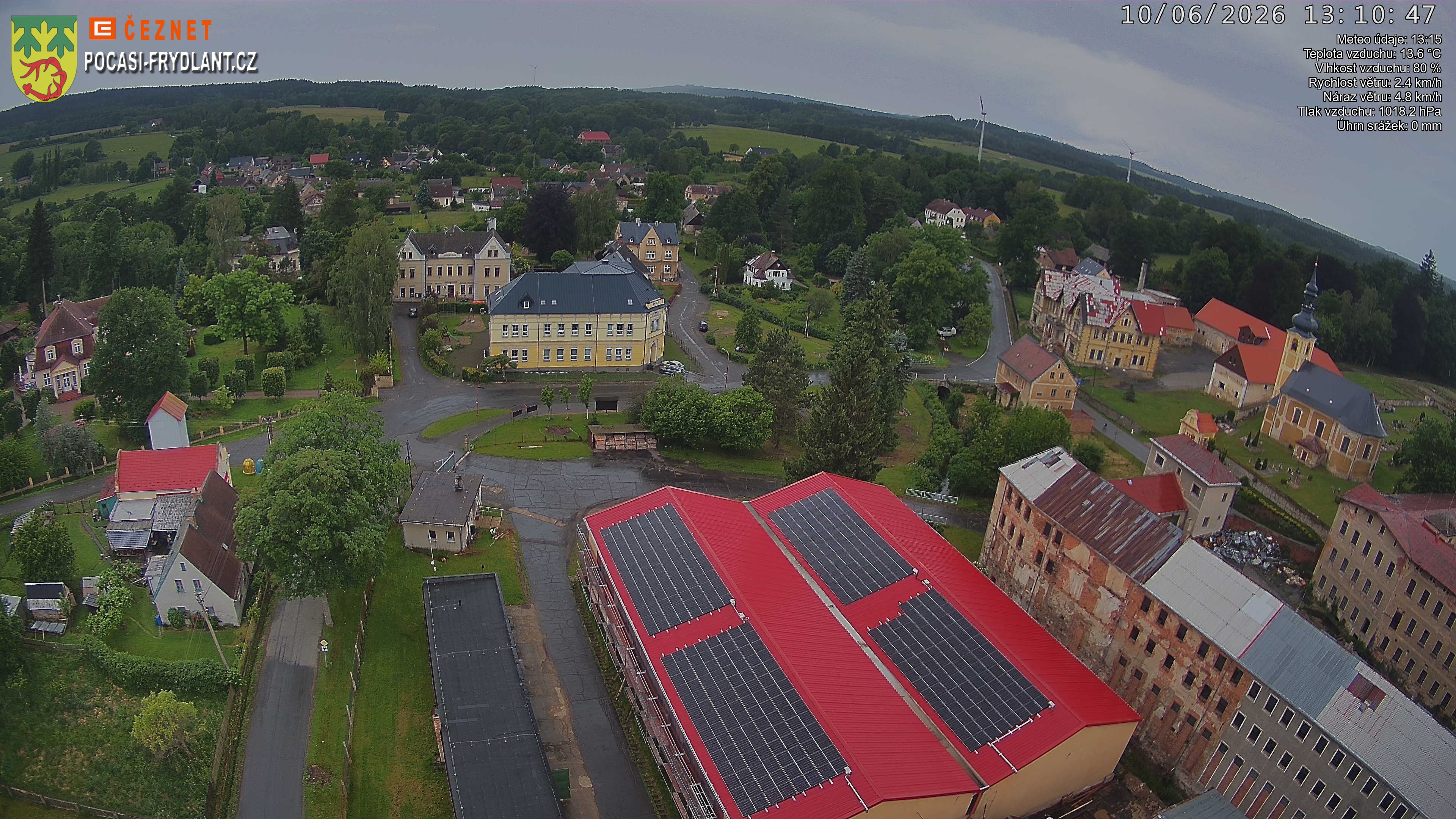 Náhled z kamery Jindřichovice p. S.