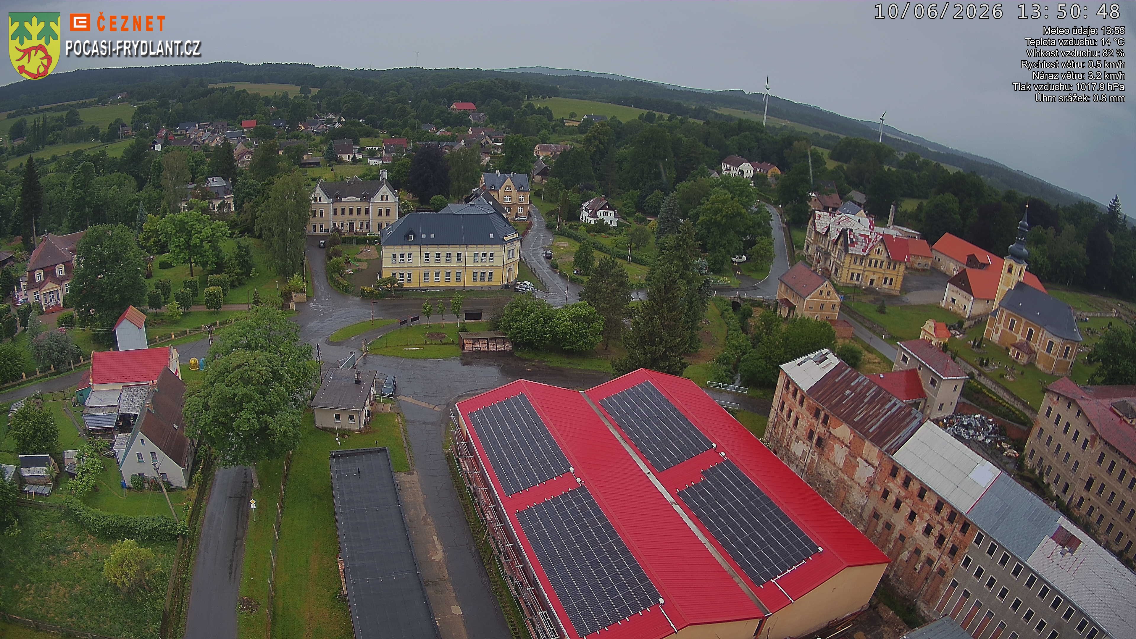 Náhled z kamery Jindřichovice p. S.