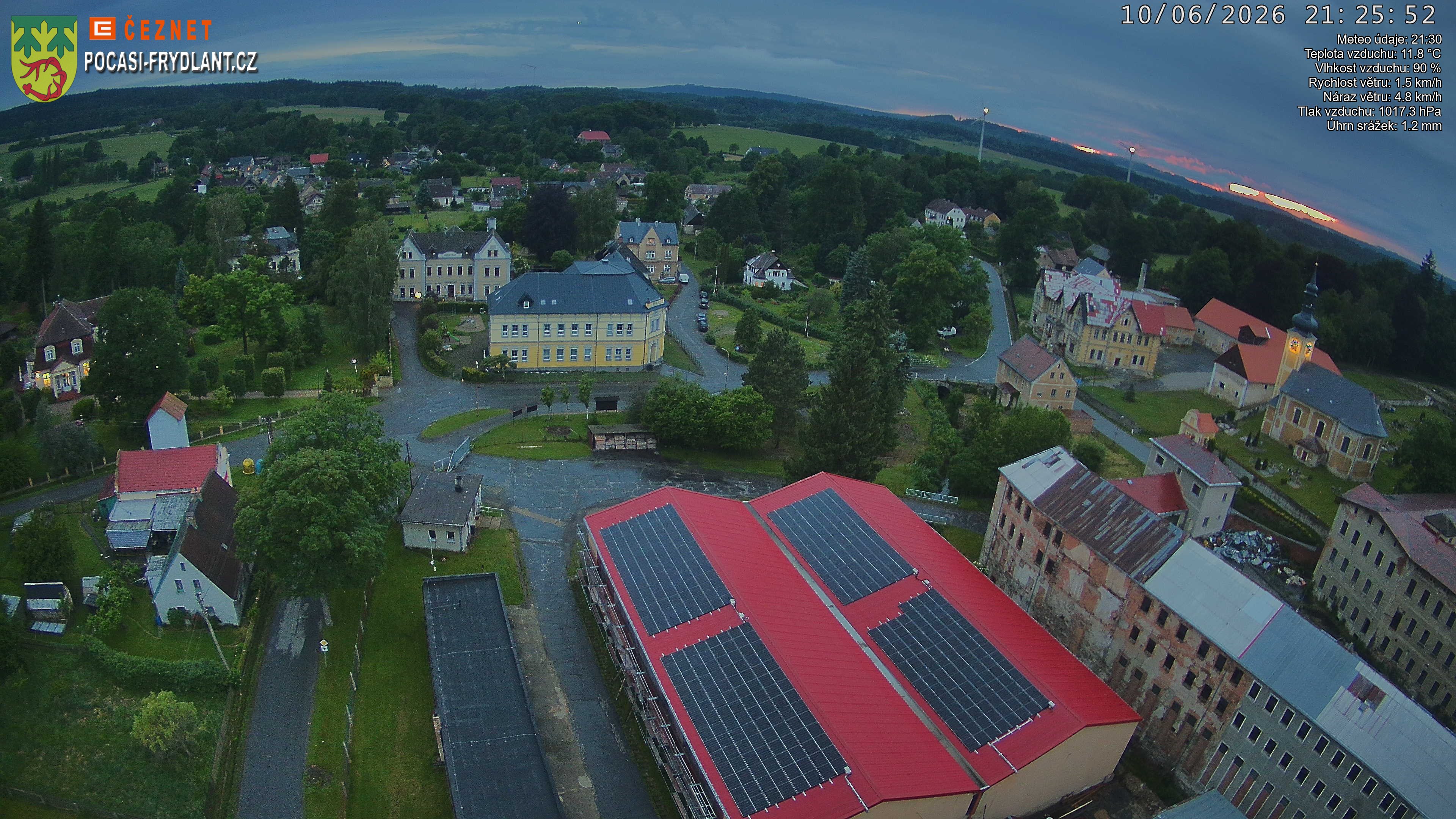 Náhled z kamery Jindřichovice p. S.