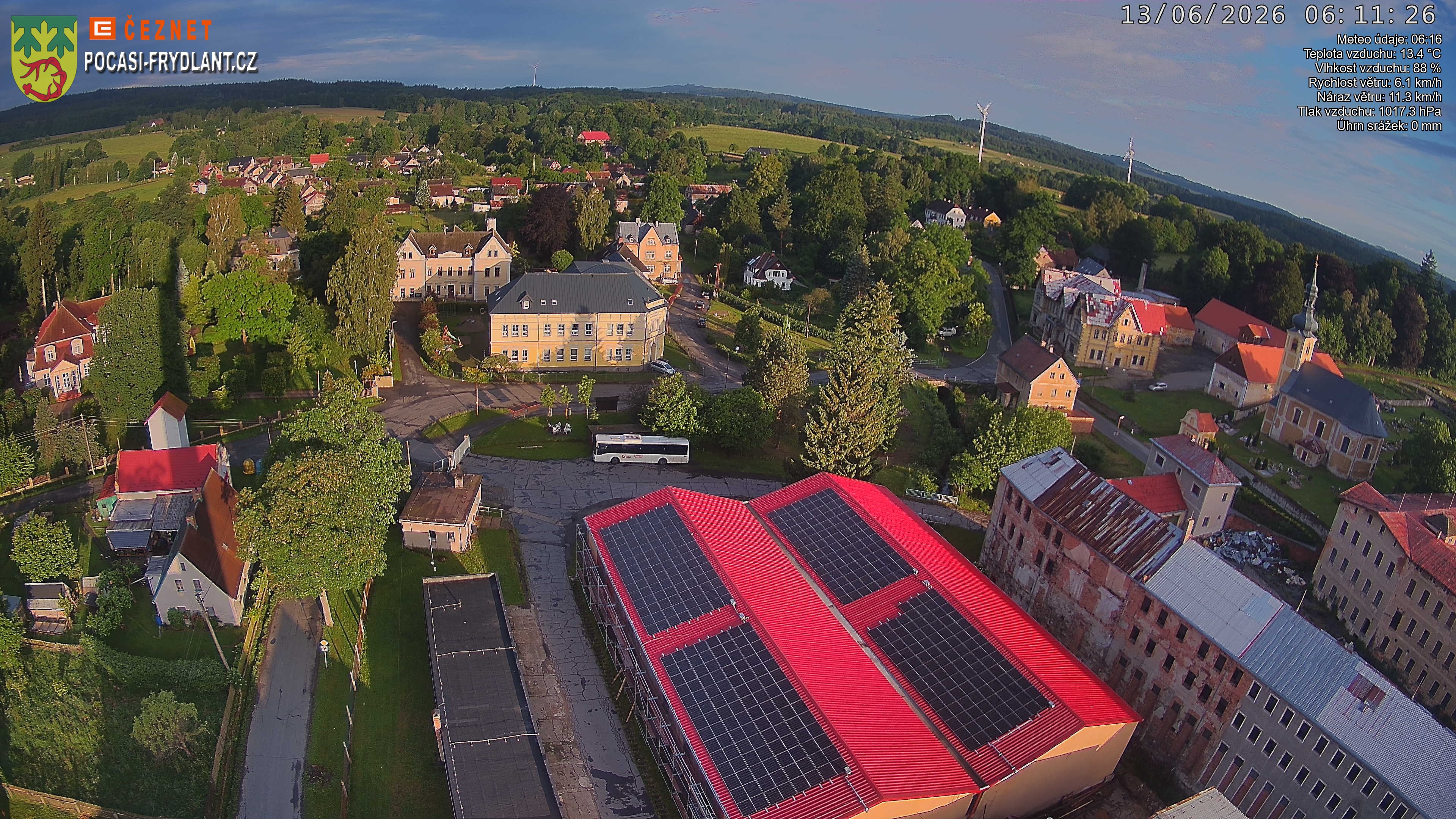 Náhled z kamery Jindřichovice p. S.