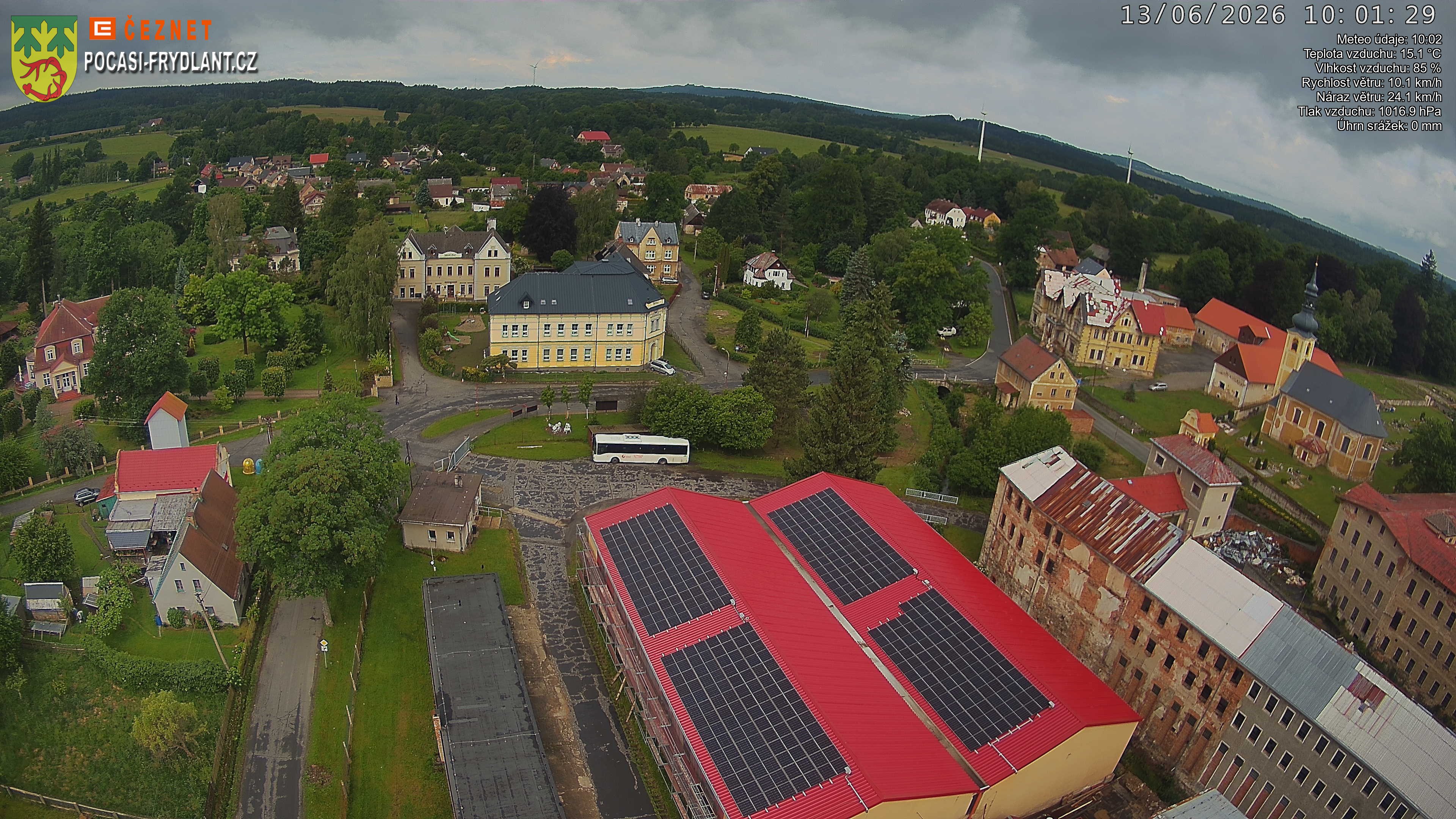 Náhled z kamery Jindřichovice p. S.