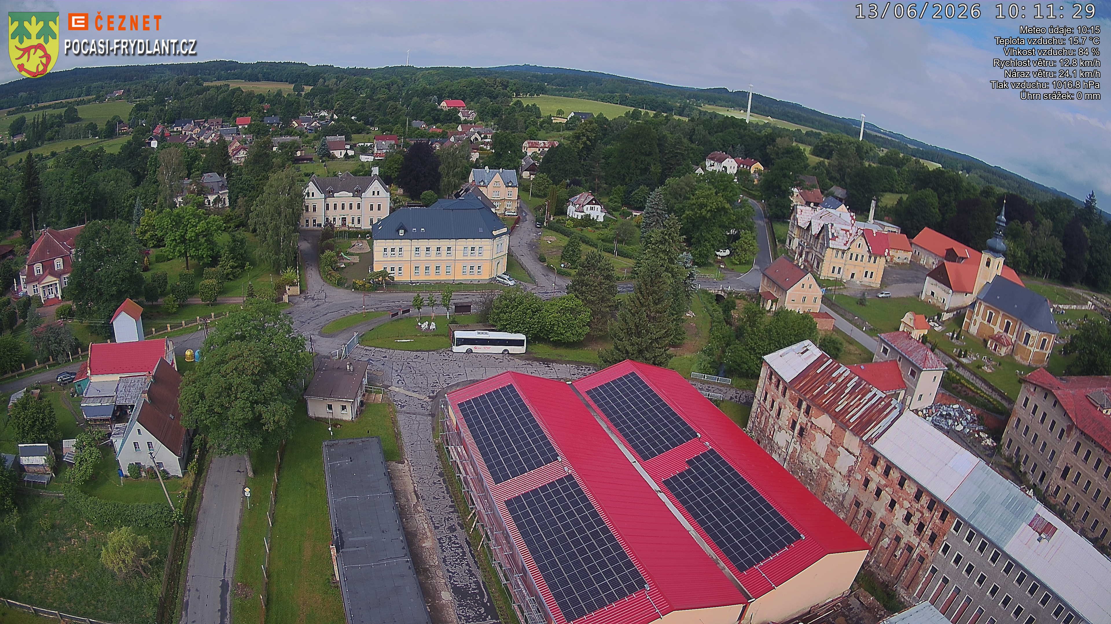 Náhled z kamery Jindřichovice p. S.