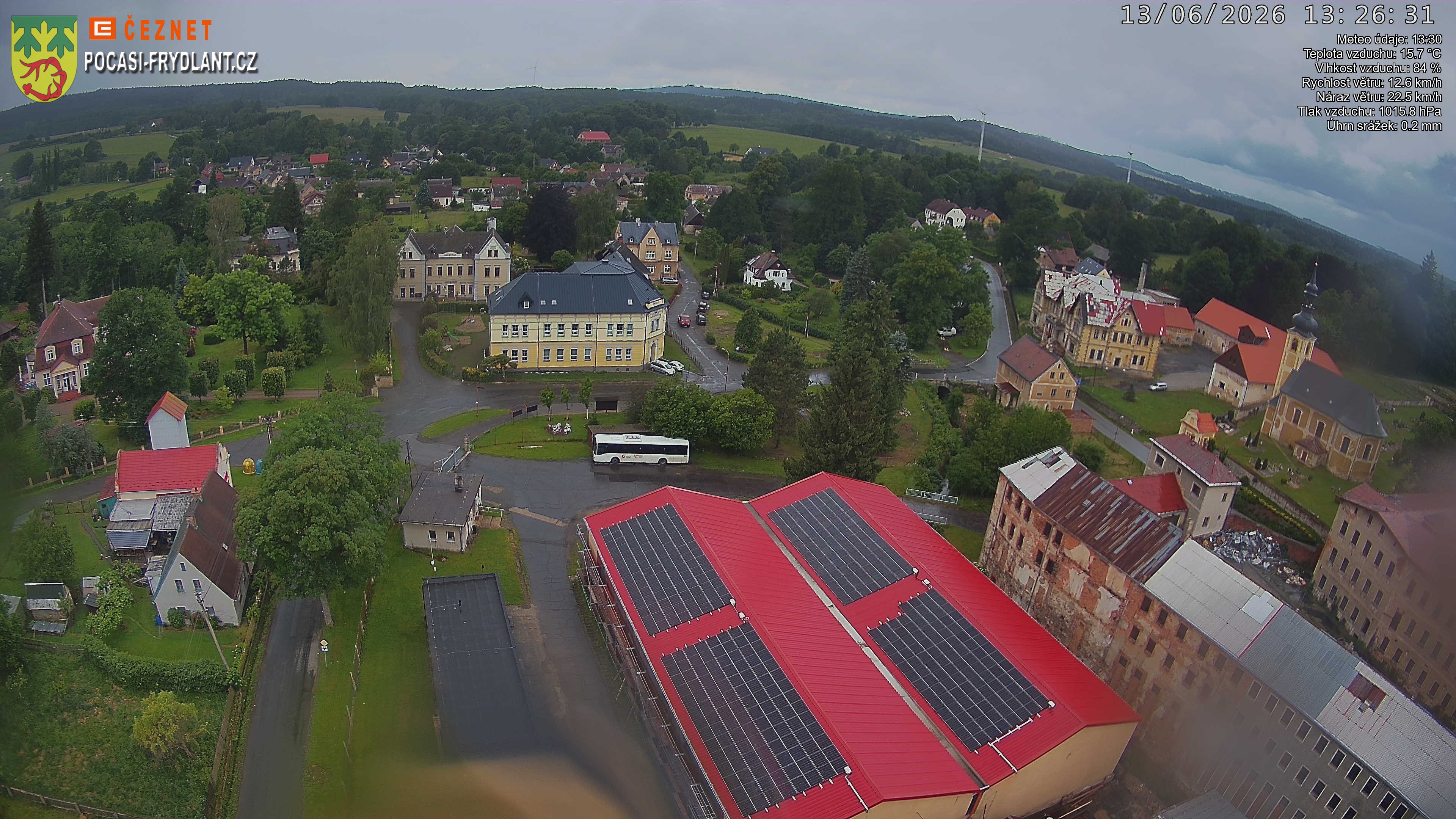 Náhled z kamery Jindřichovice p. S.
