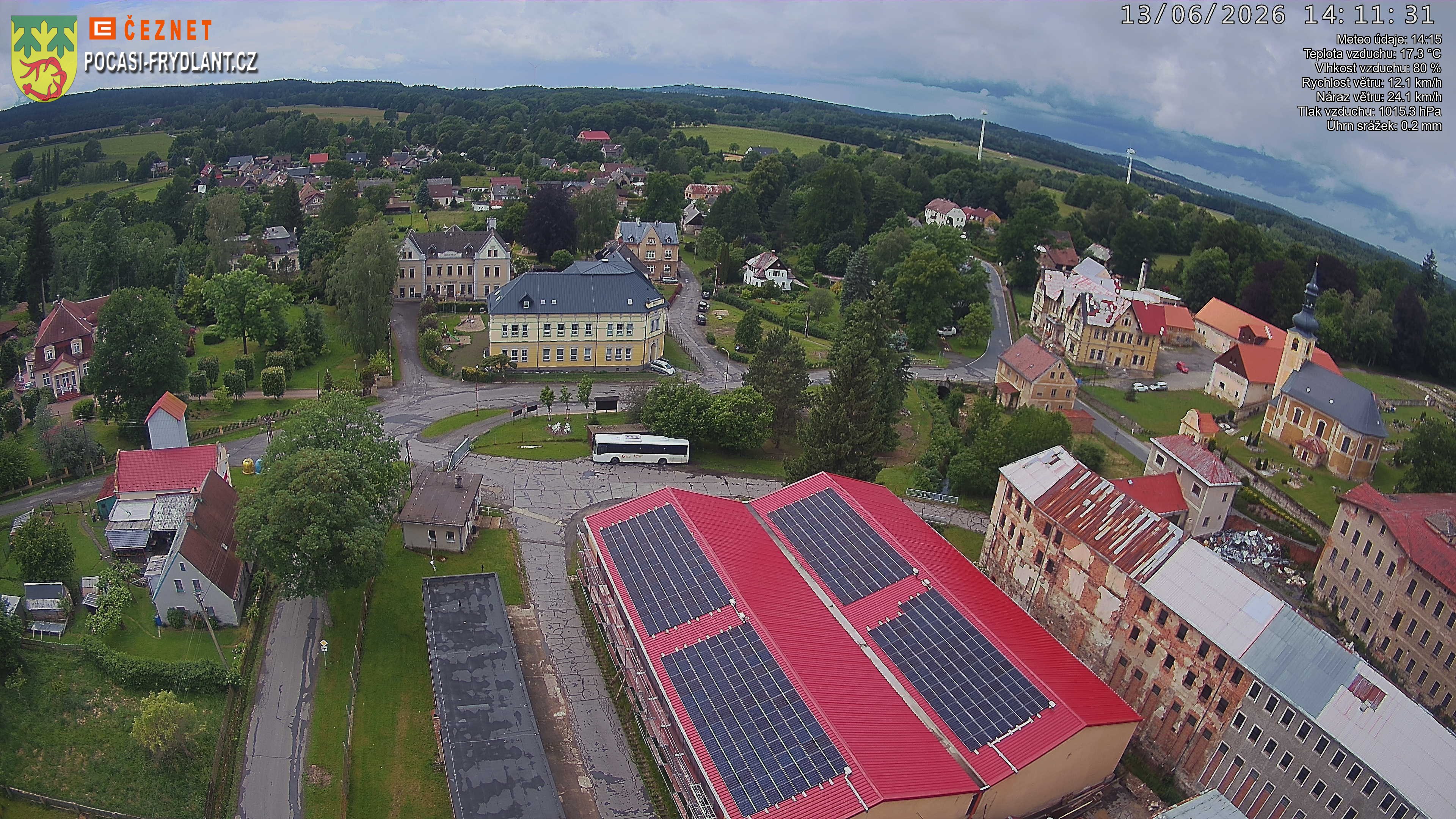 Náhled z kamery Jindřichovice p. S.