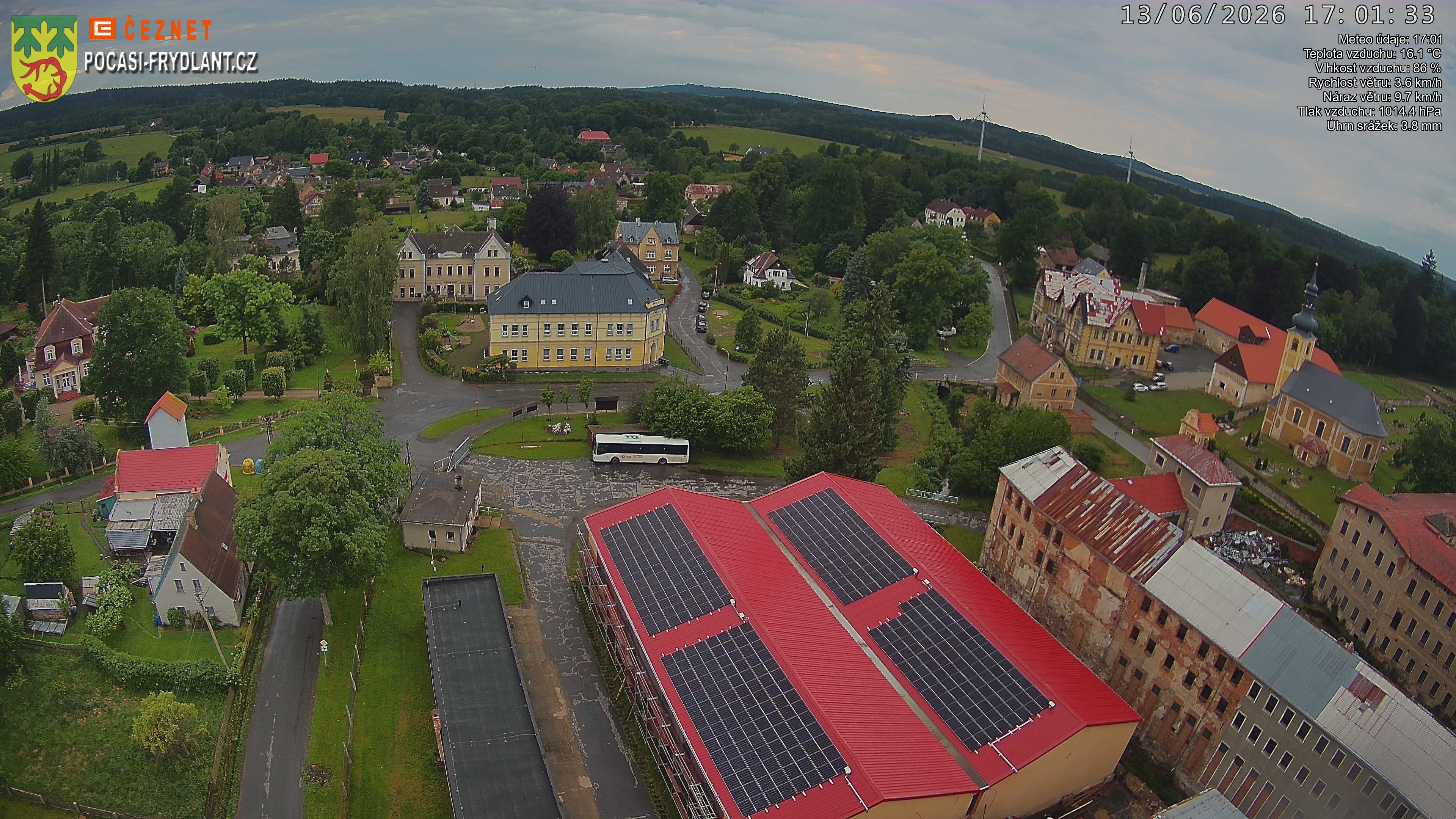 Náhled z kamery Jindřichovice p. S.