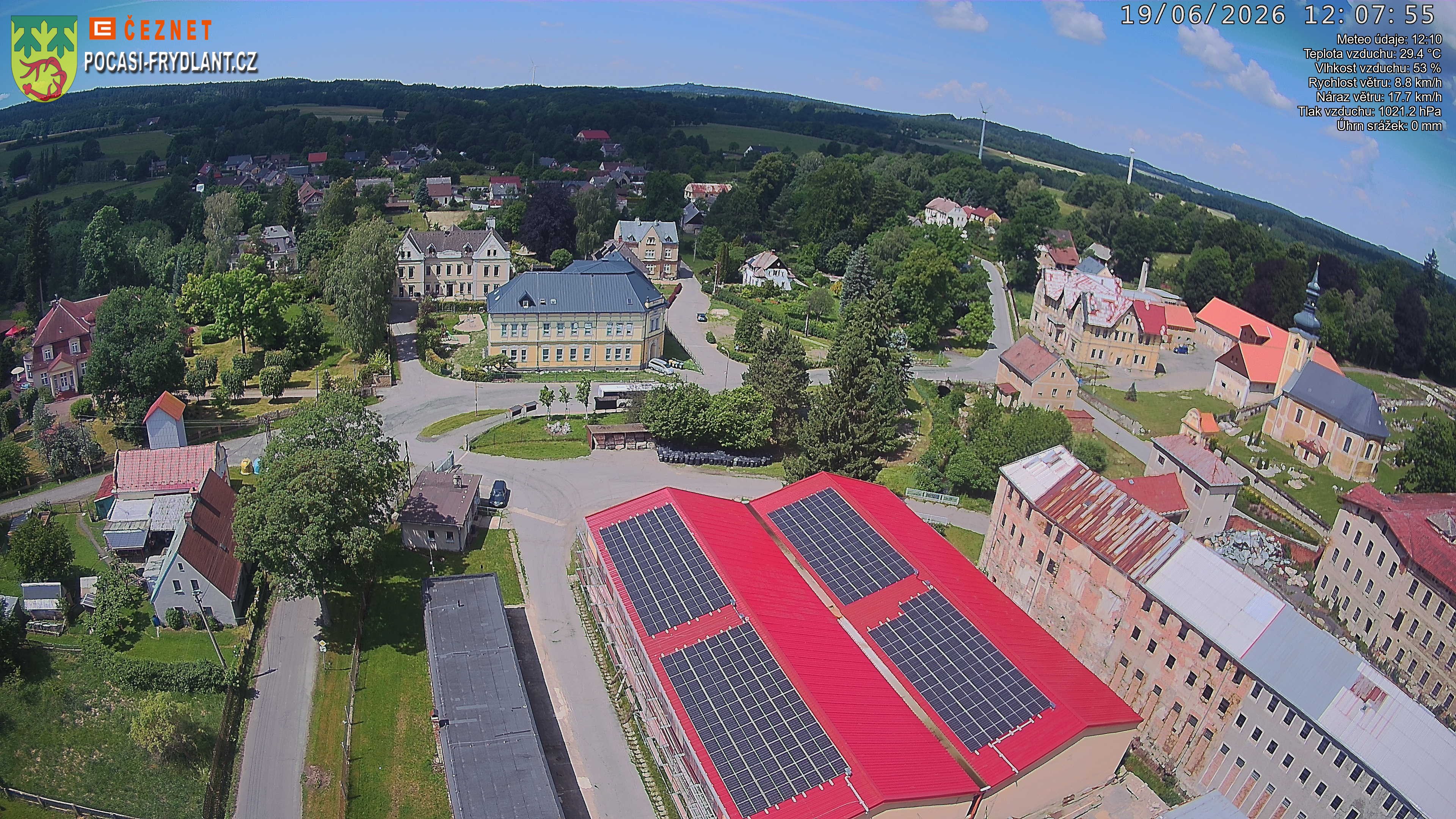 Náhled z kamery Jindřichovice p. S.