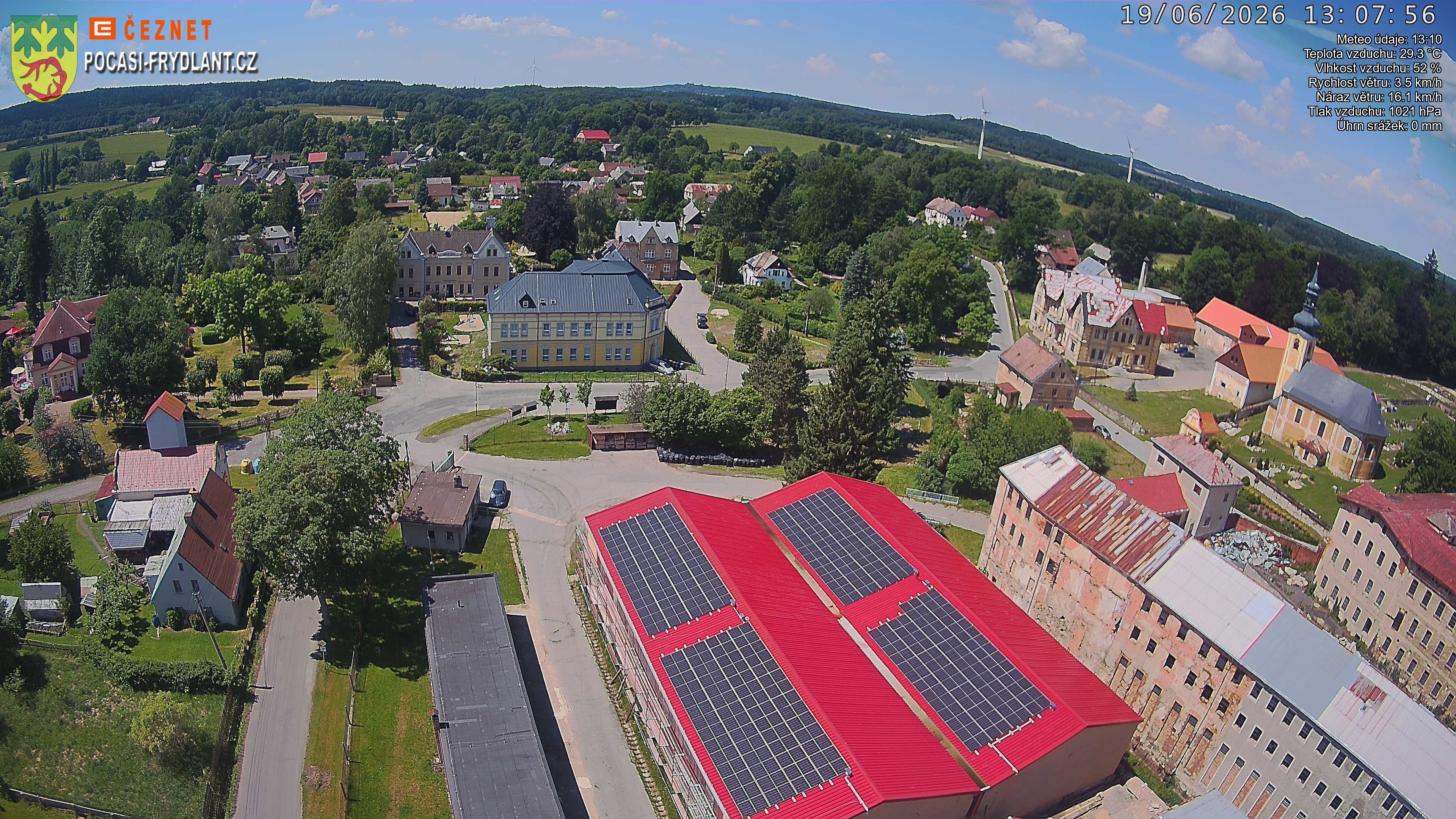 Náhled z kamery Jindřichovice p. S.