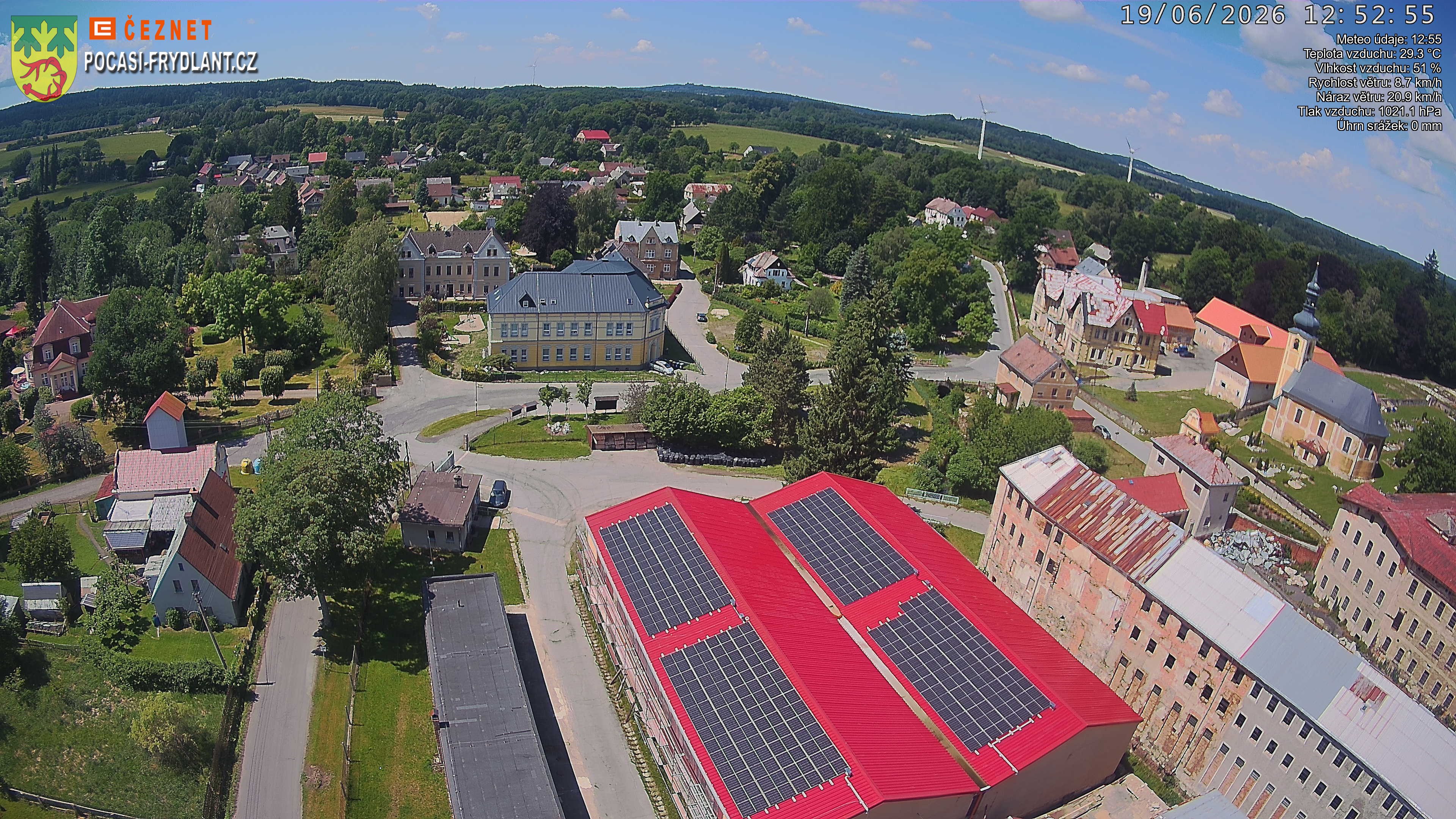 Náhled z kamery Jindřichovice p. S.