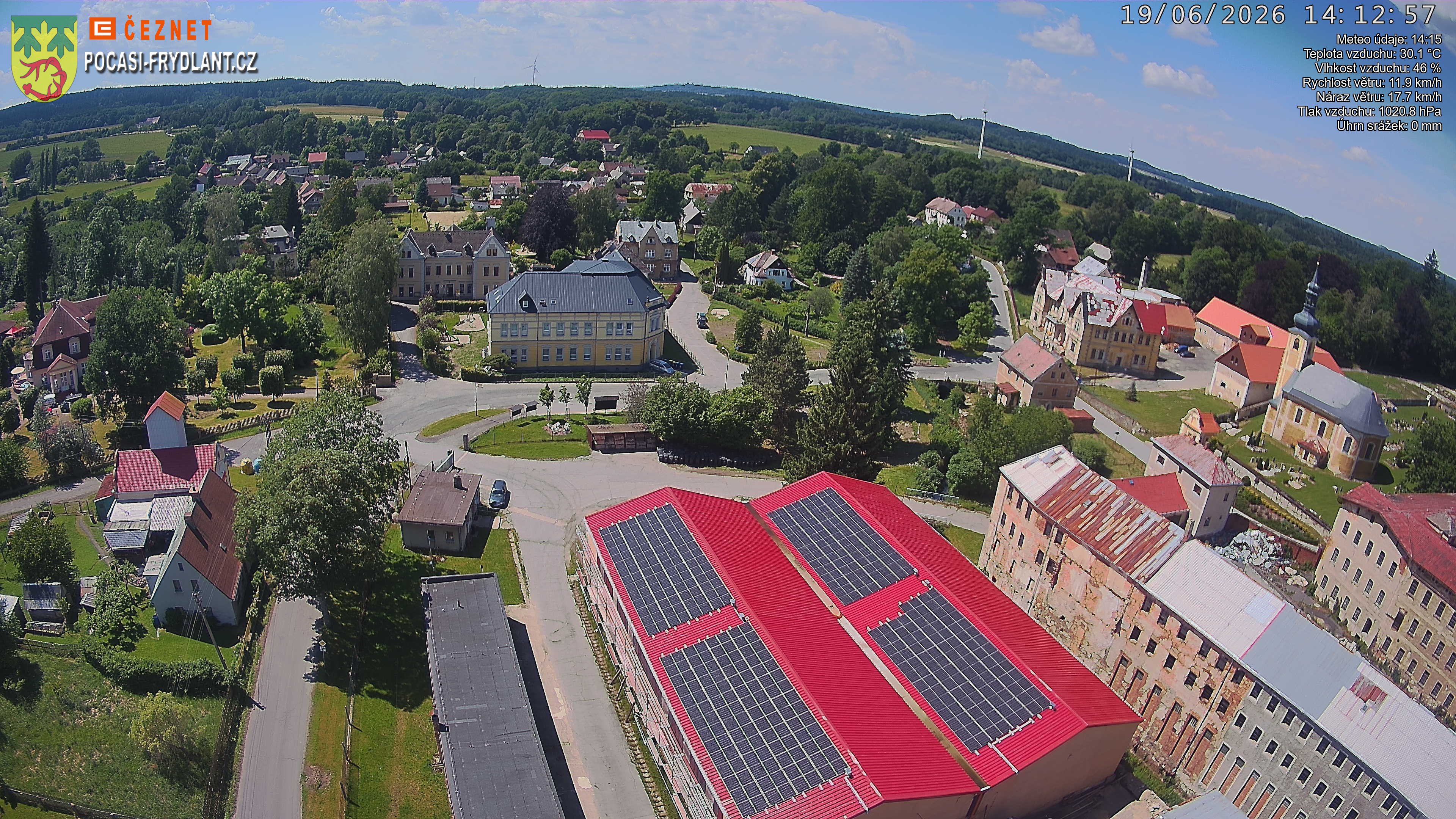 Náhled z kamery Jindřichovice p. S.