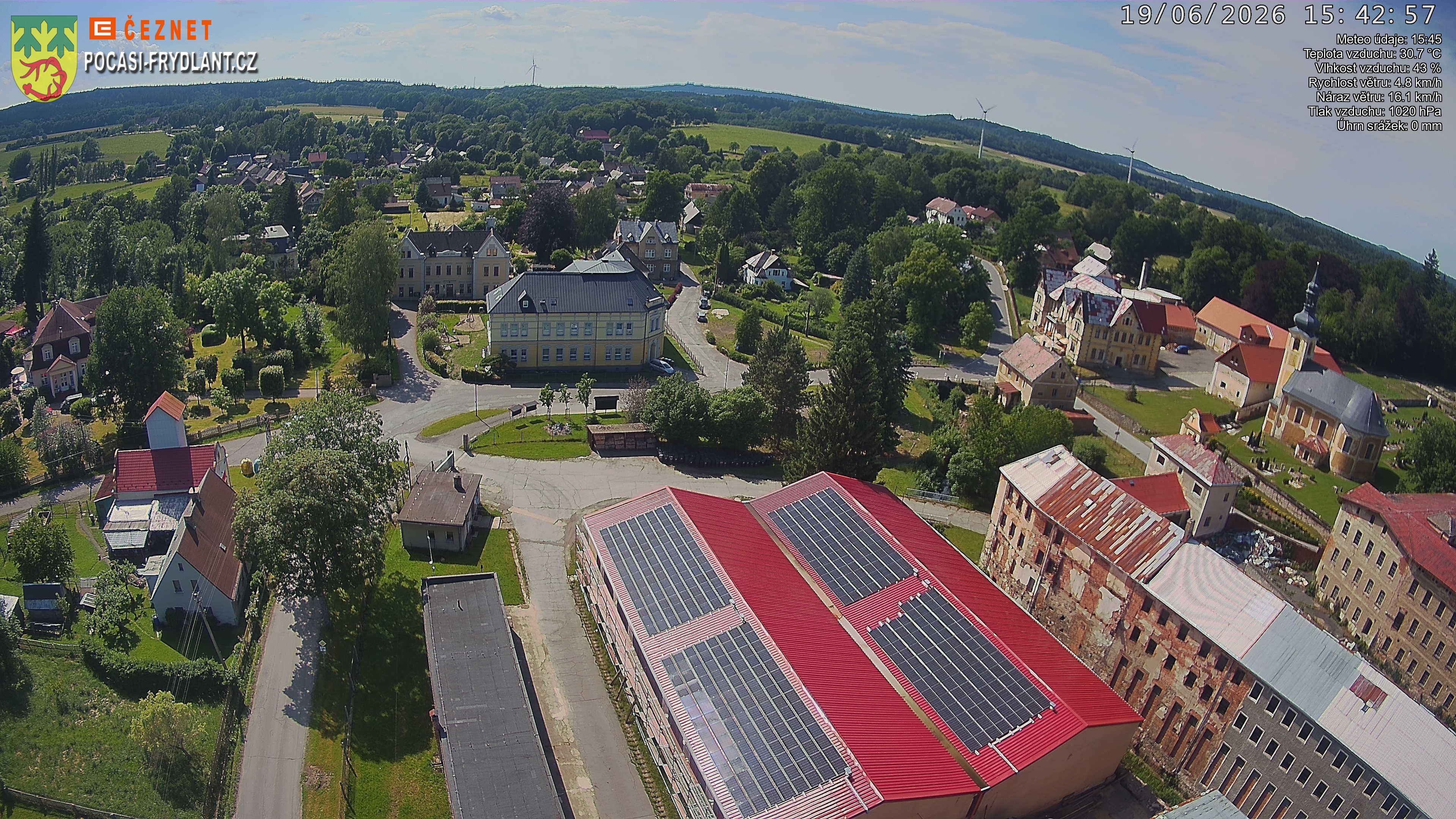 Náhled z kamery Jindřichovice p. S.