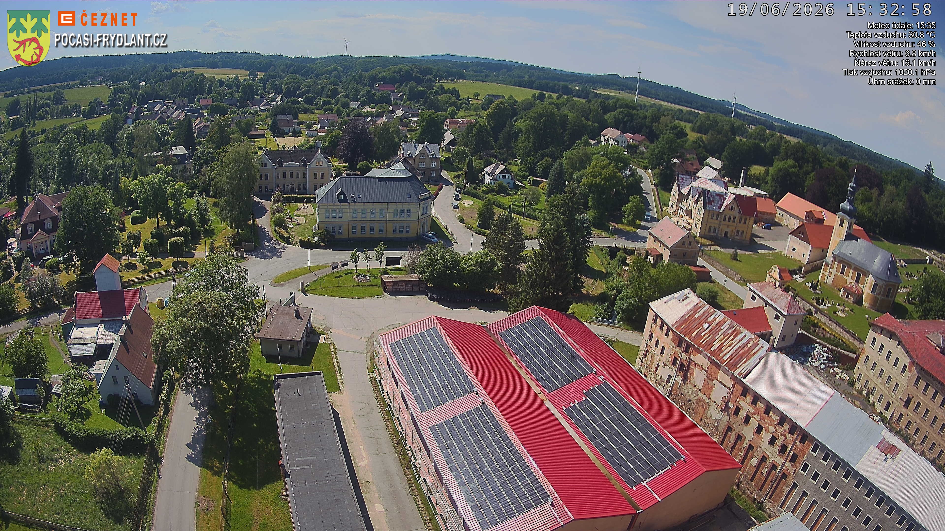 Náhled z kamery Jindřichovice p. S.