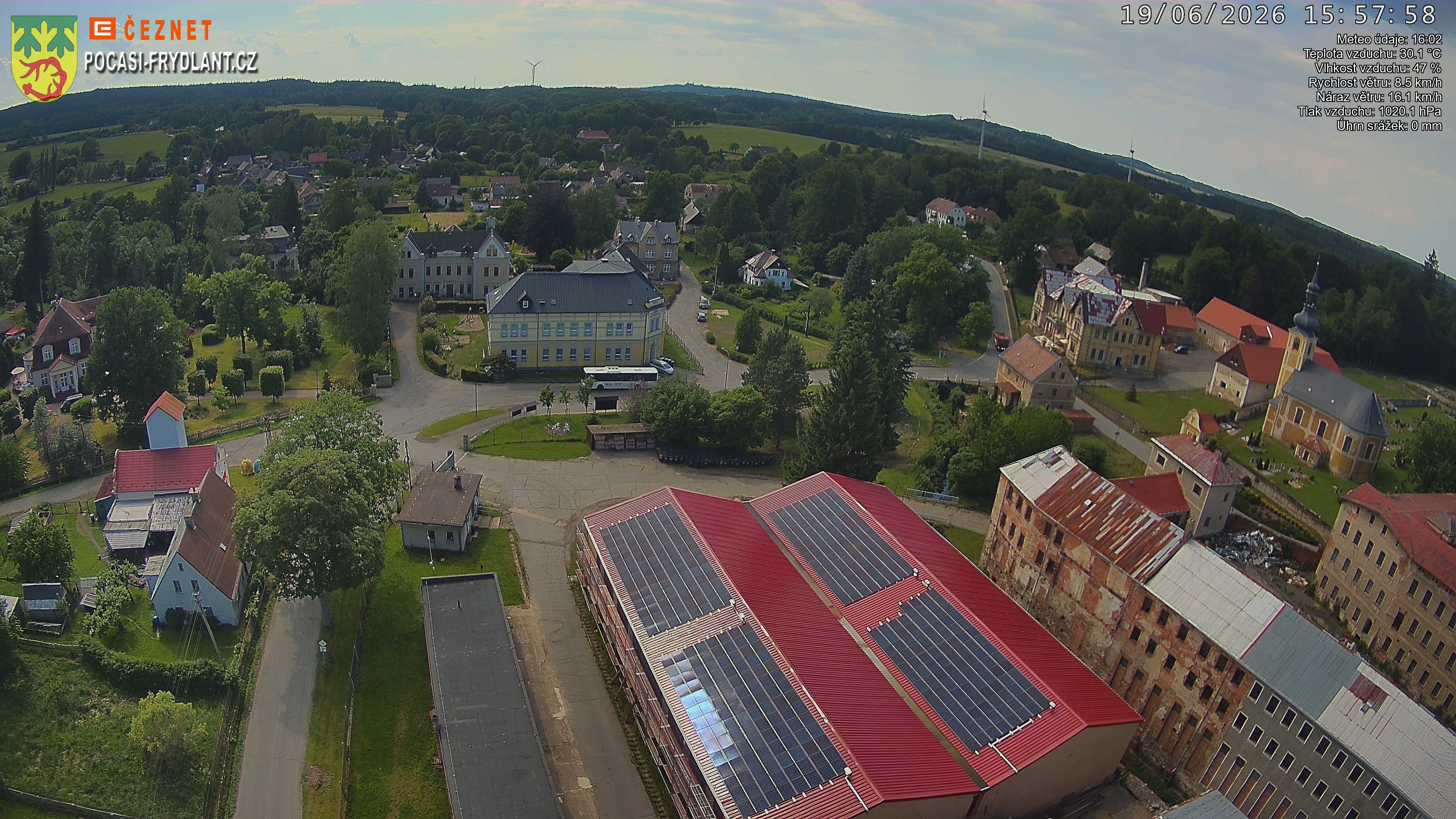Náhled z kamery Jindřichovice p. S.