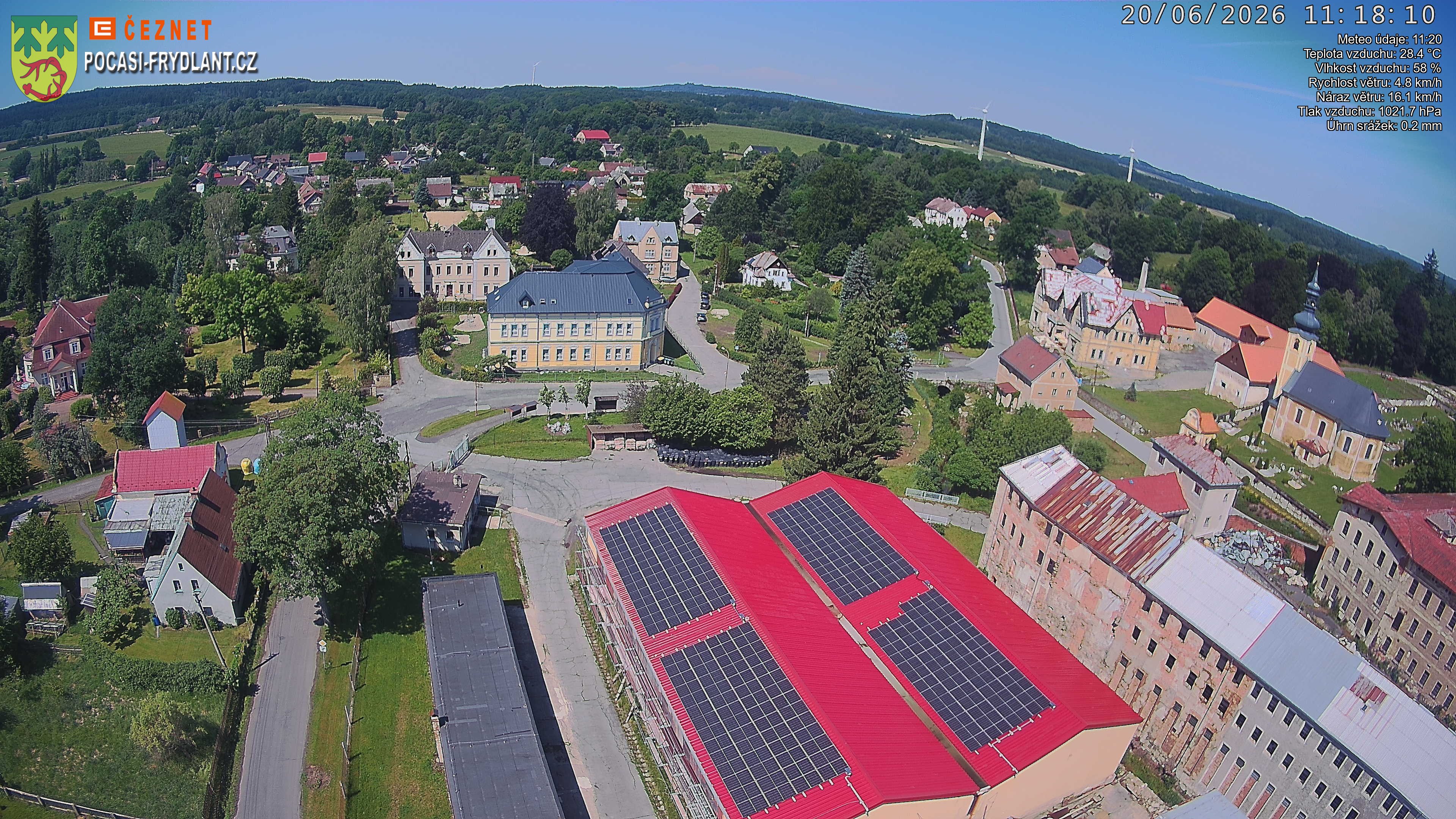Náhled z kamery Jindřichovice p. S.