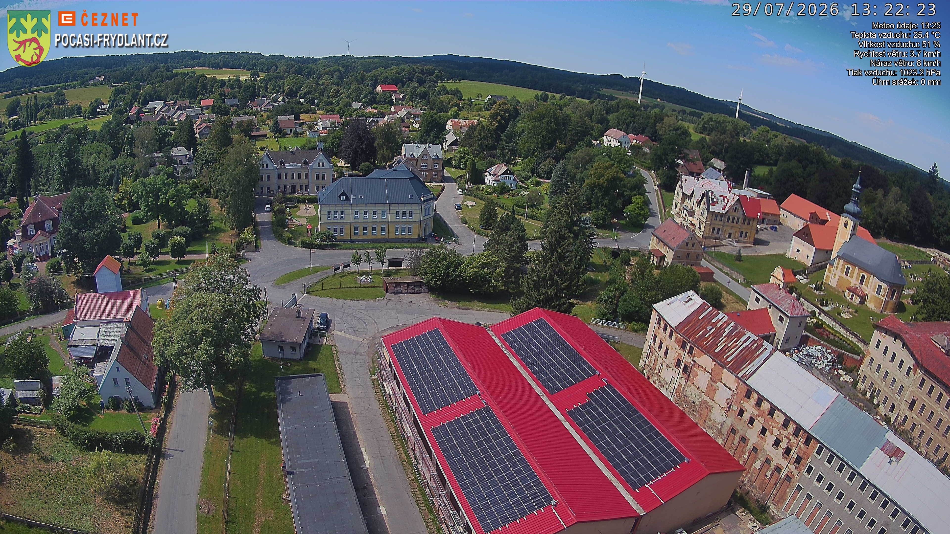 Náhled z kamery Jindřichovice p. S.