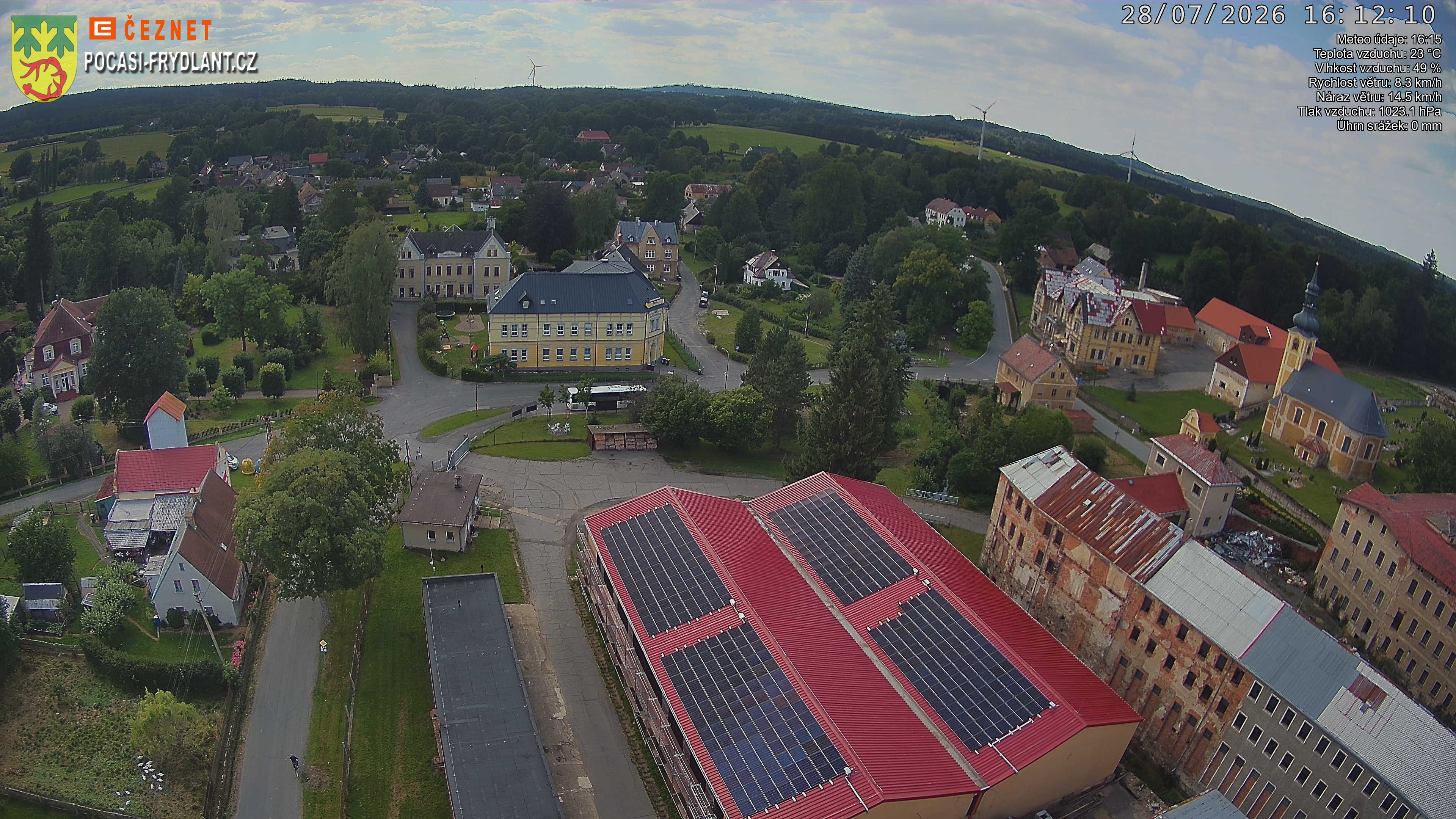 Náhled z kamery Jindřichovice p. S.