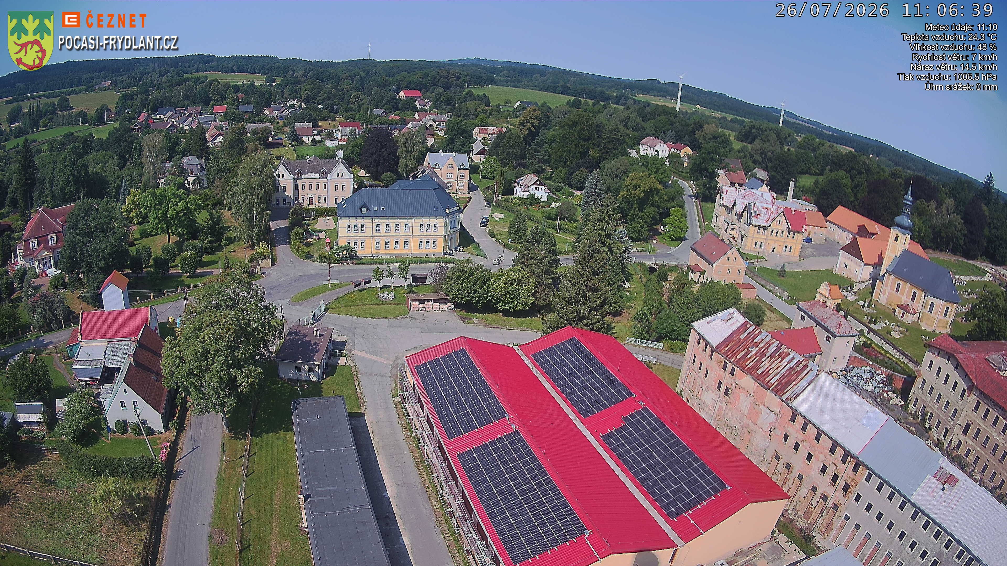Náhled z kamery Jindřichovice p. S.