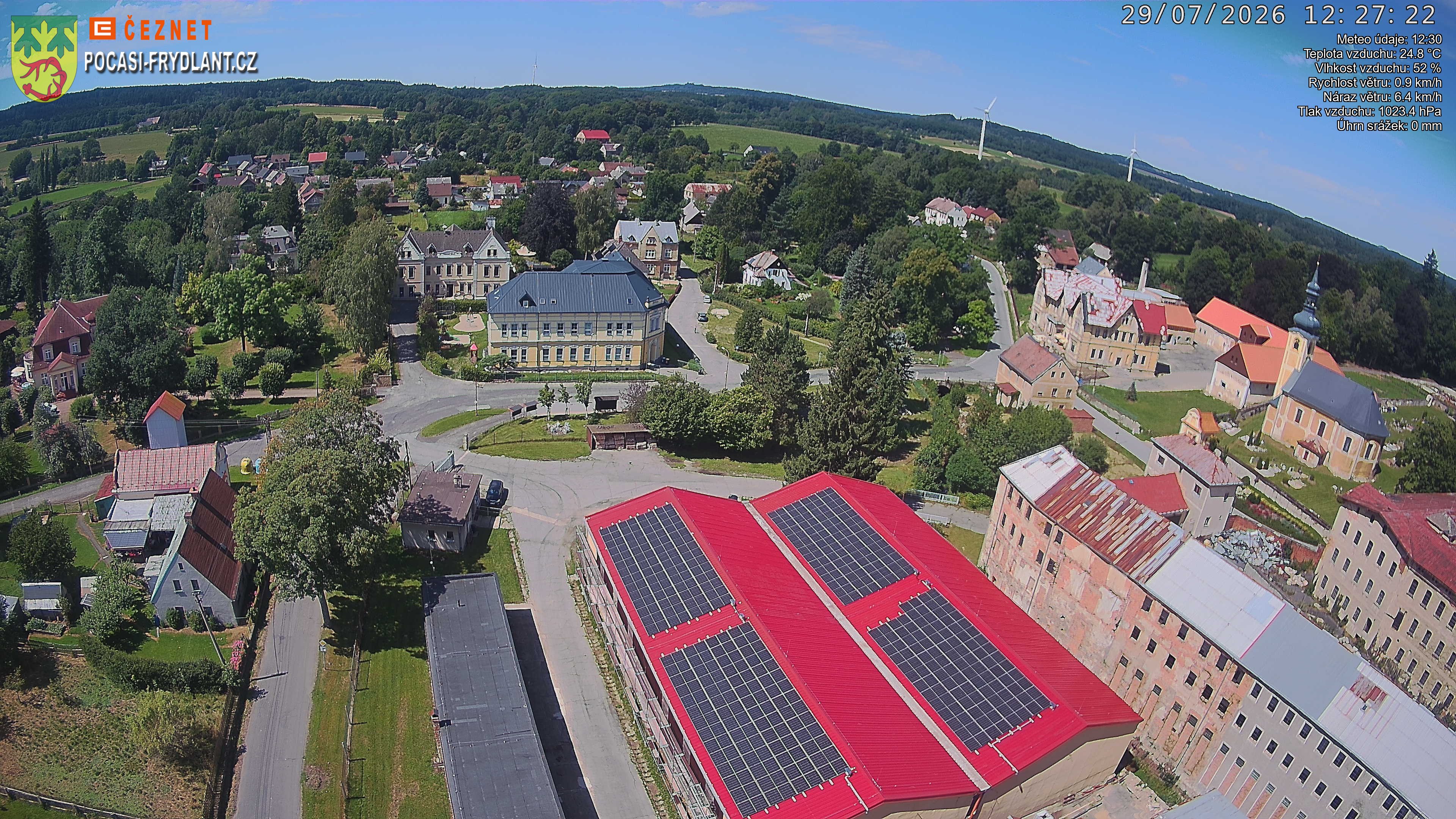 Náhled z kamery Jindřichovice p. S.