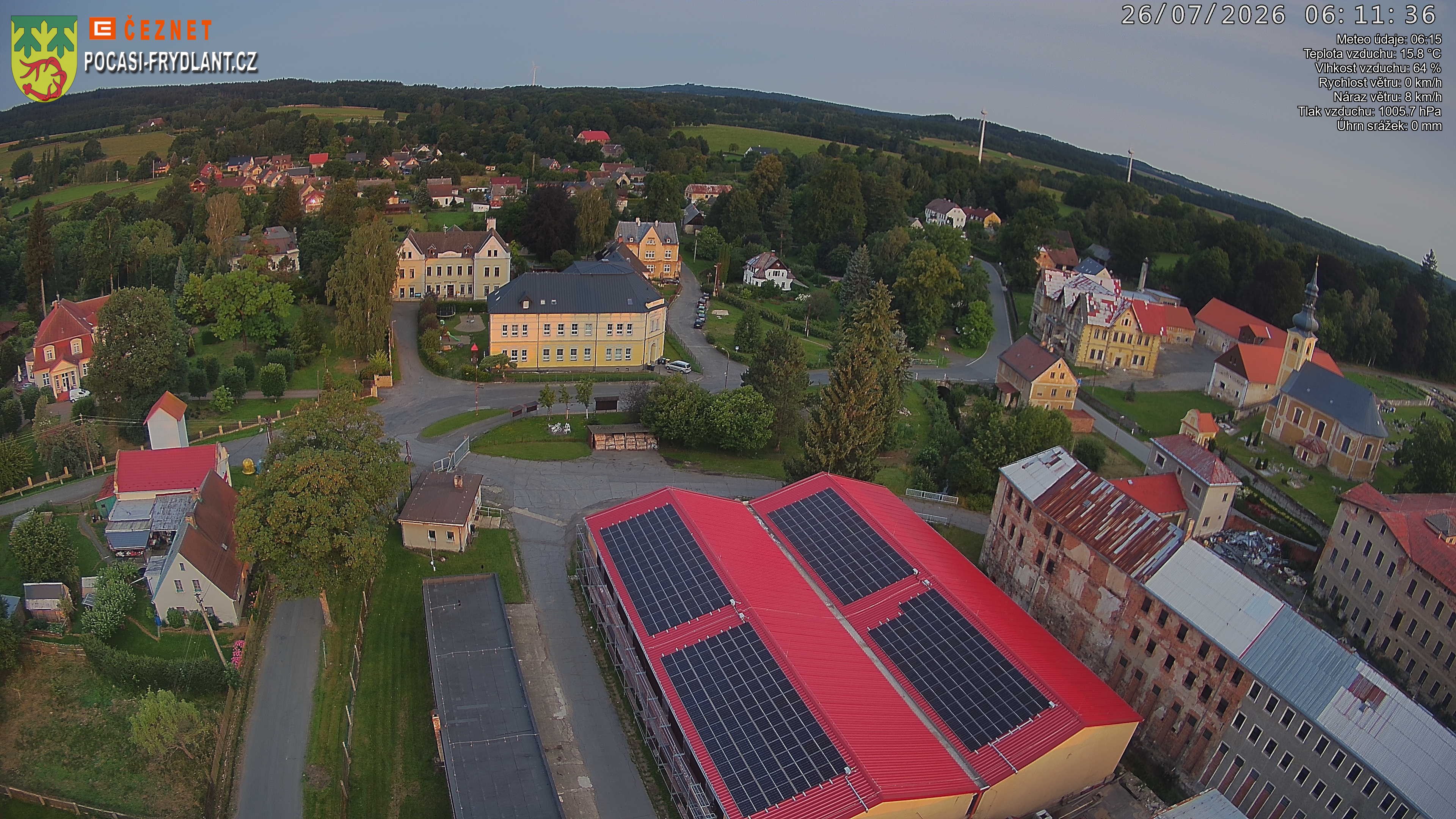 Náhled z kamery Jindřichovice p. S.