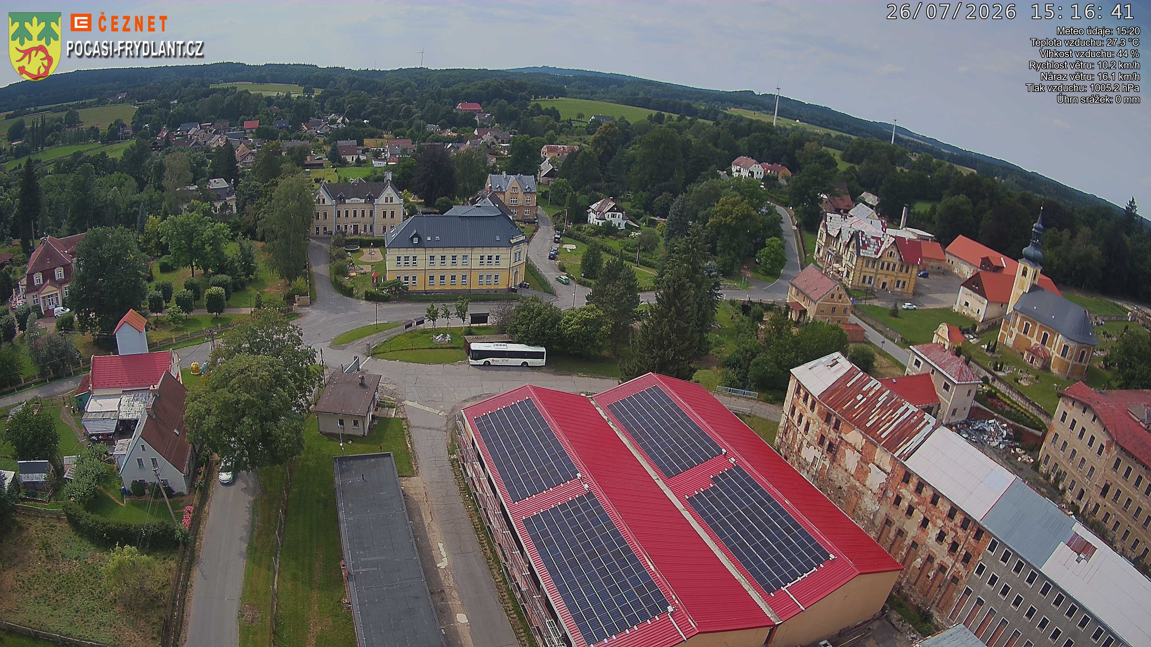 Náhled z kamery Jindřichovice p. S.